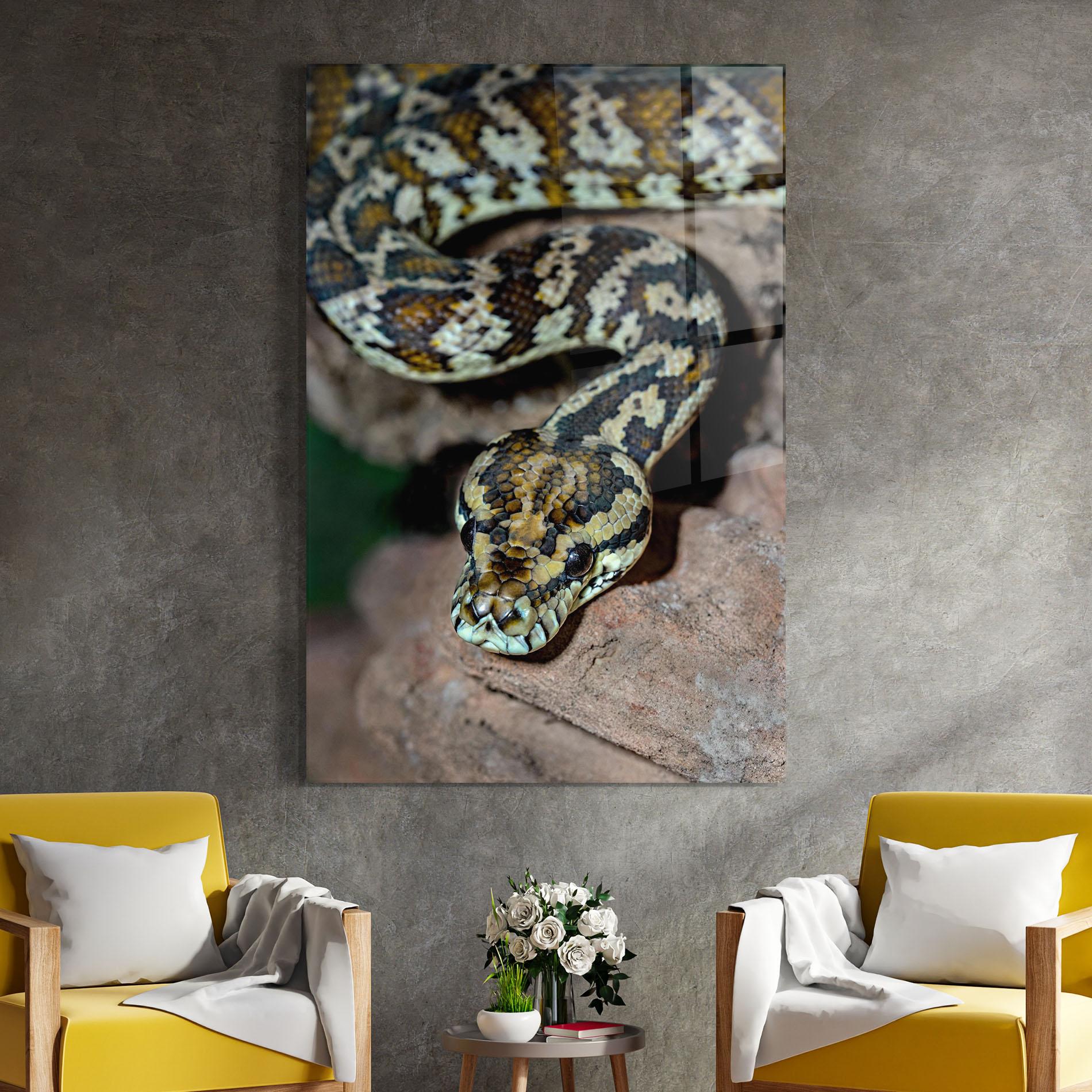 Tablou Sticla King Snake mockup 4