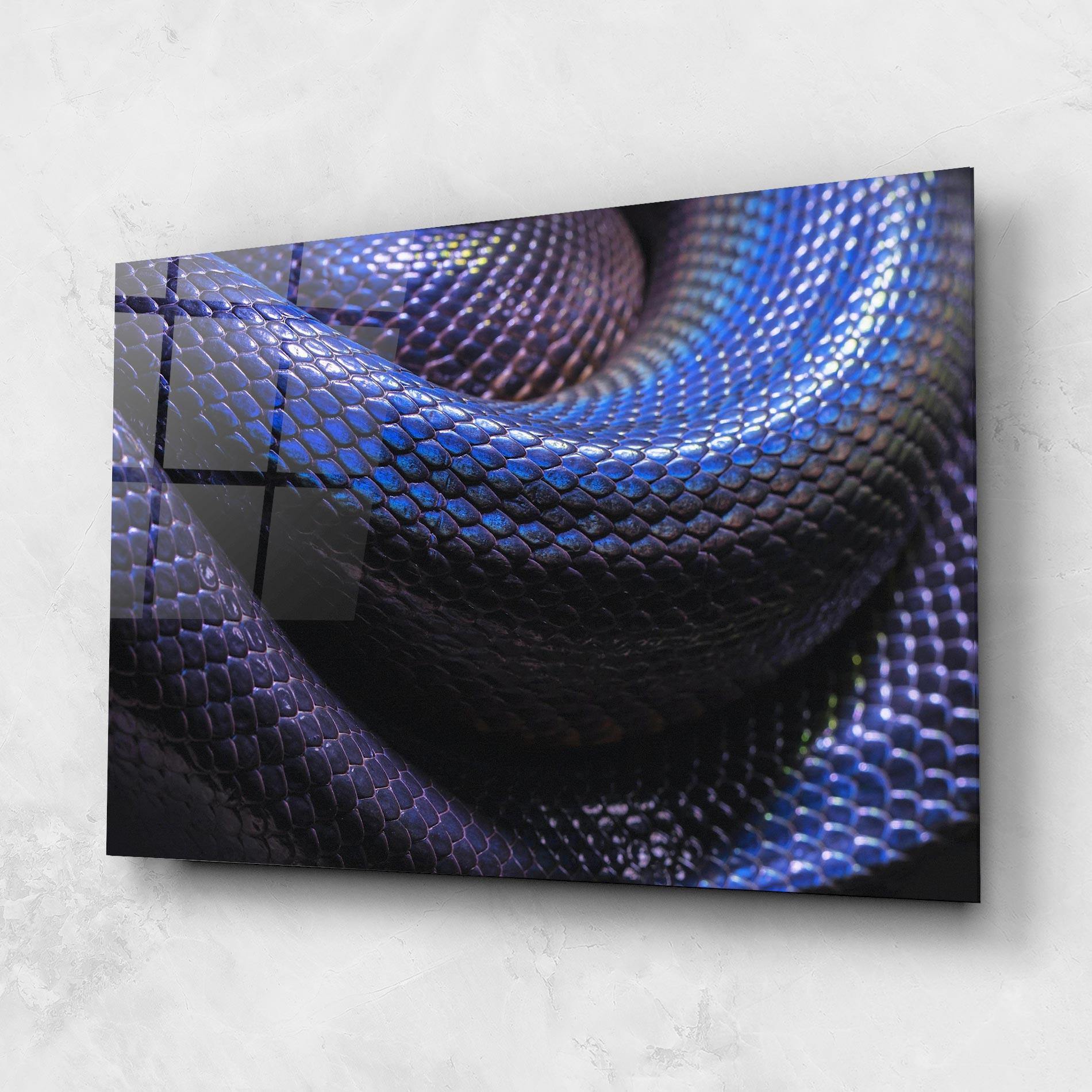 Tablou Sticla Snake Skin mockup 1