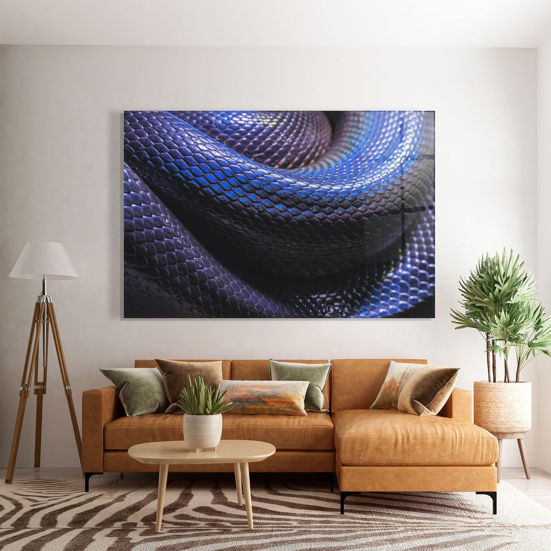 Tablou Sticla Snake Skin mockup 7