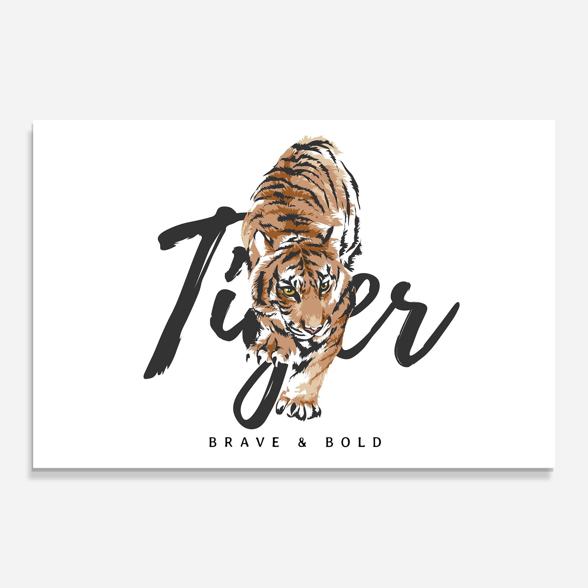 Tablou Sticla Brave And Bold mockup 0