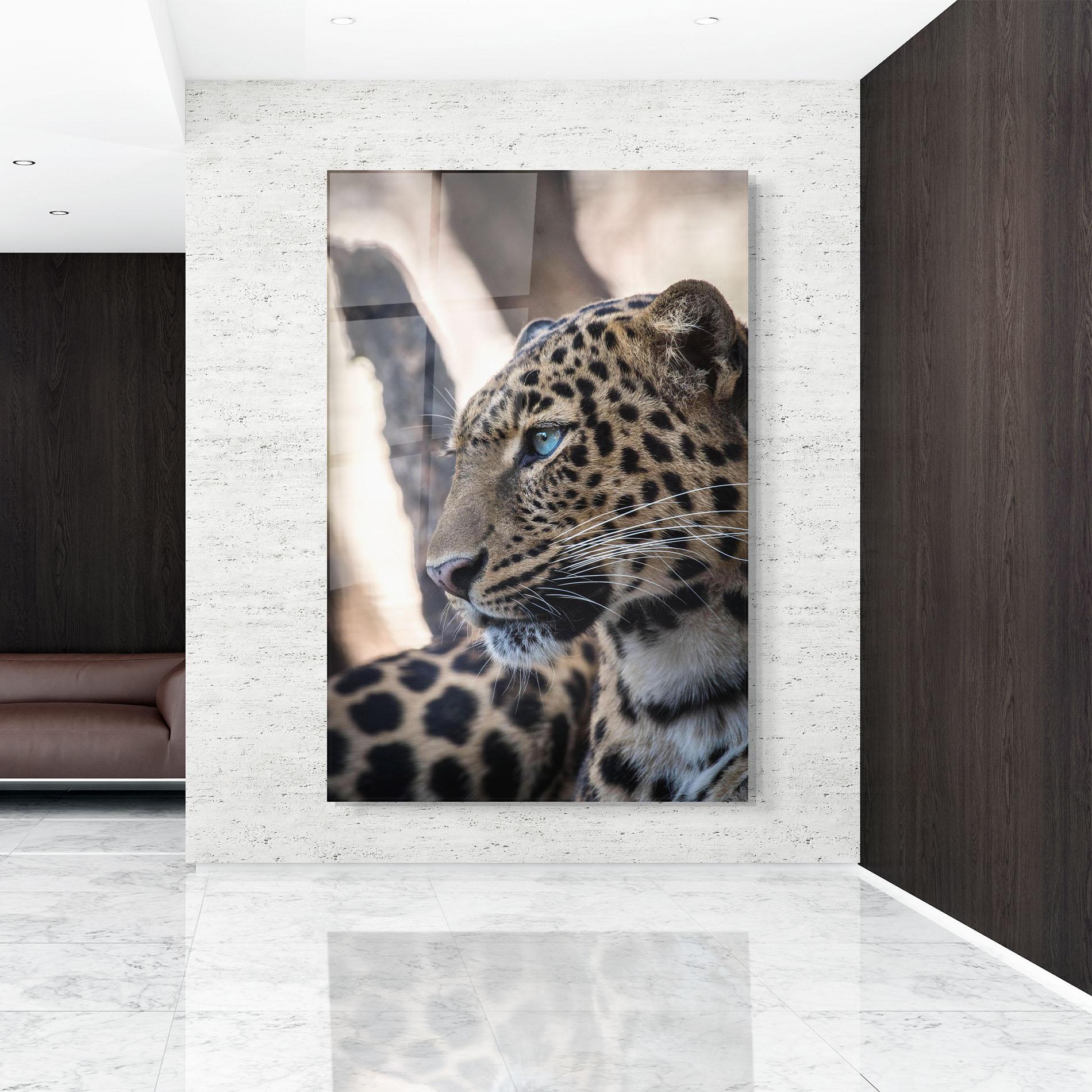 Tablou Sticla Blue Tiger mockup 9