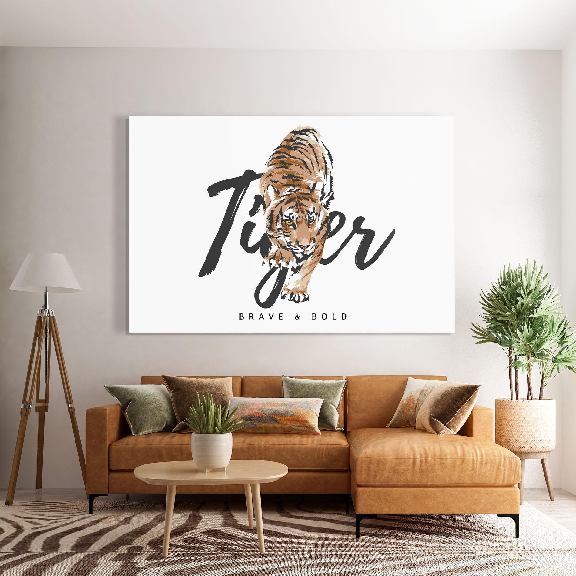 Tablou Sticla Brave And Bold mockup 7