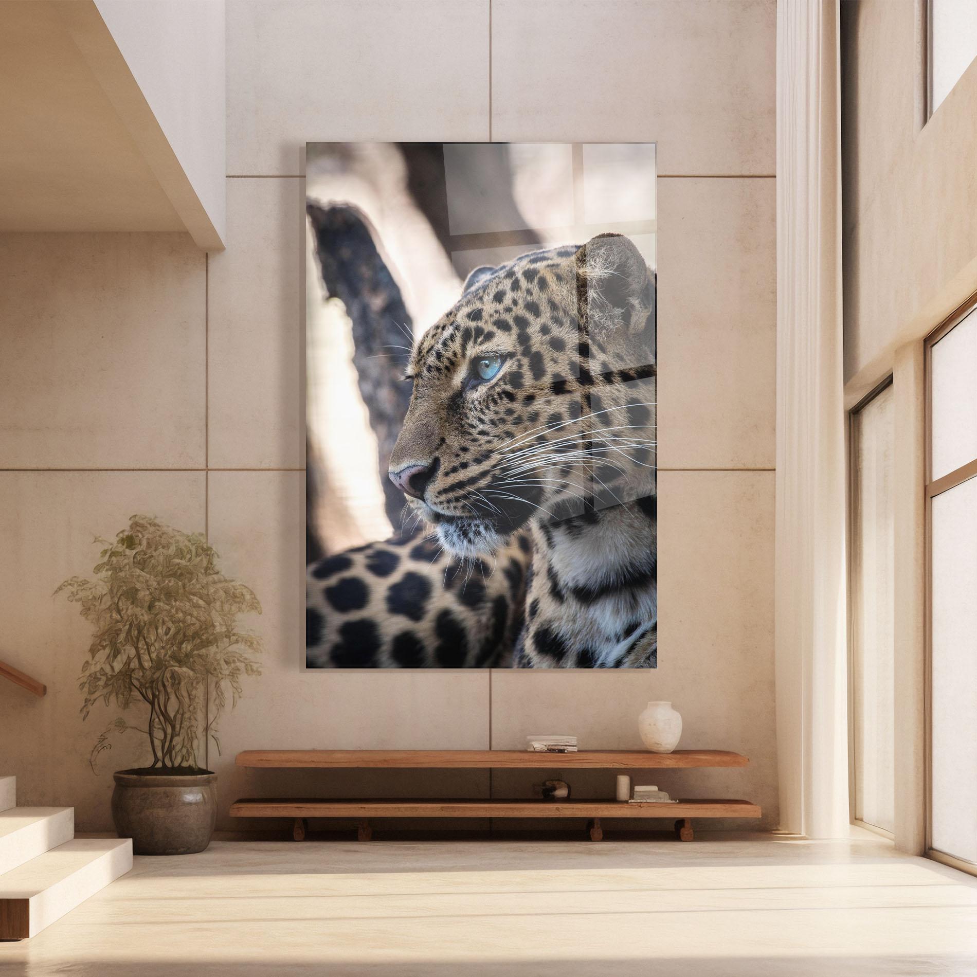 Tablou Sticla Blue Tiger mockup 8