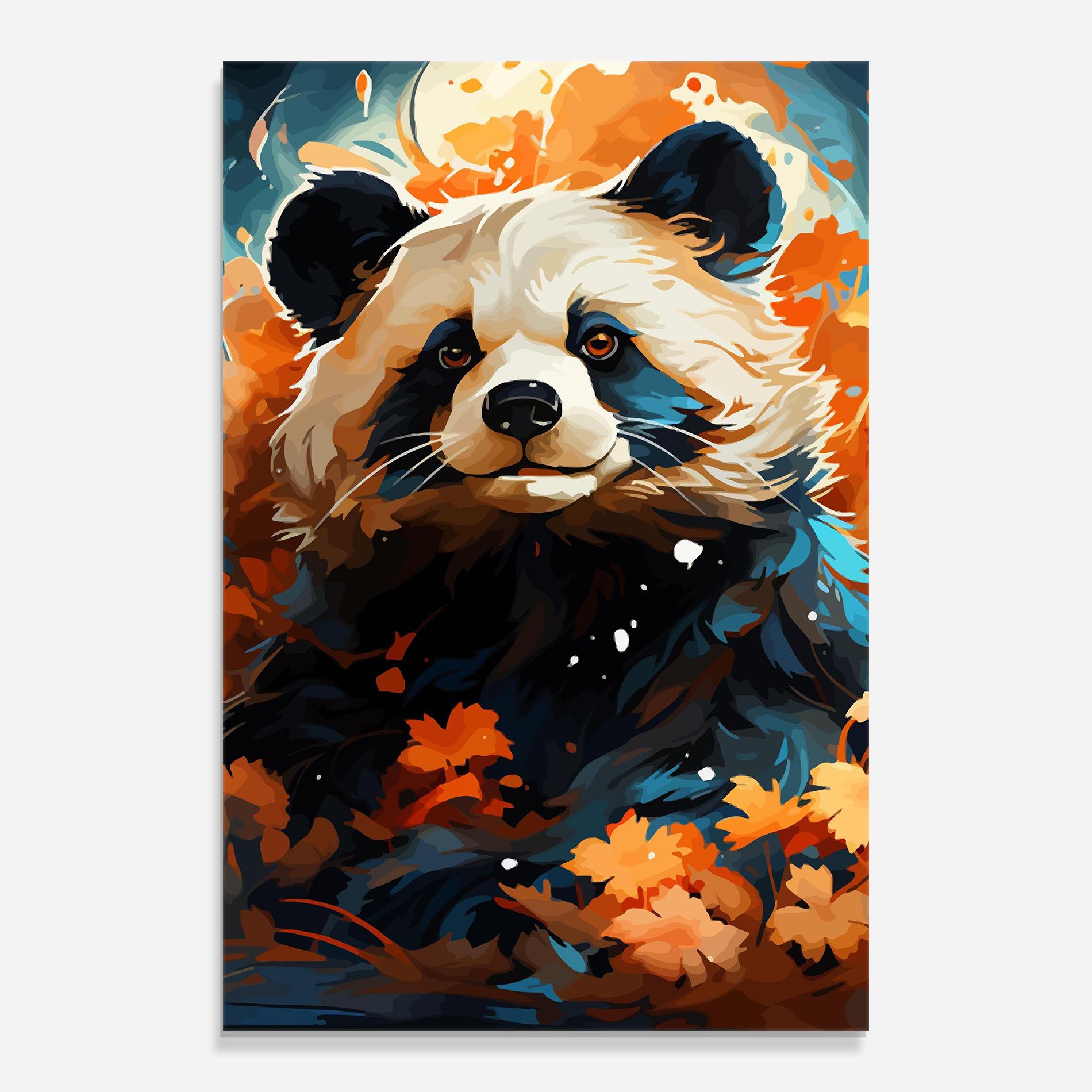 Tablou Sticla Fluffy Bear mockup 0
