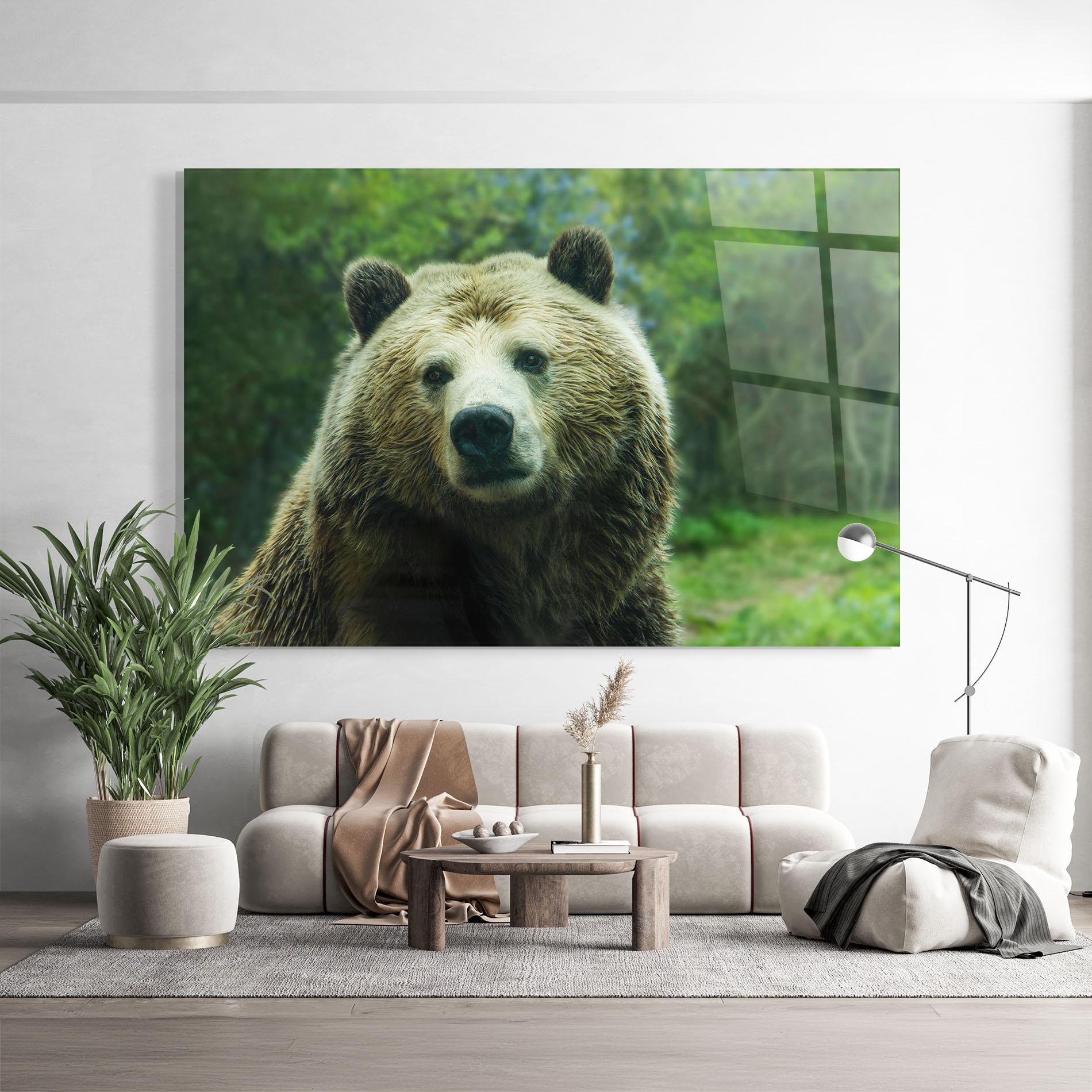 Tablou Sticla Green Bear mockup 9
