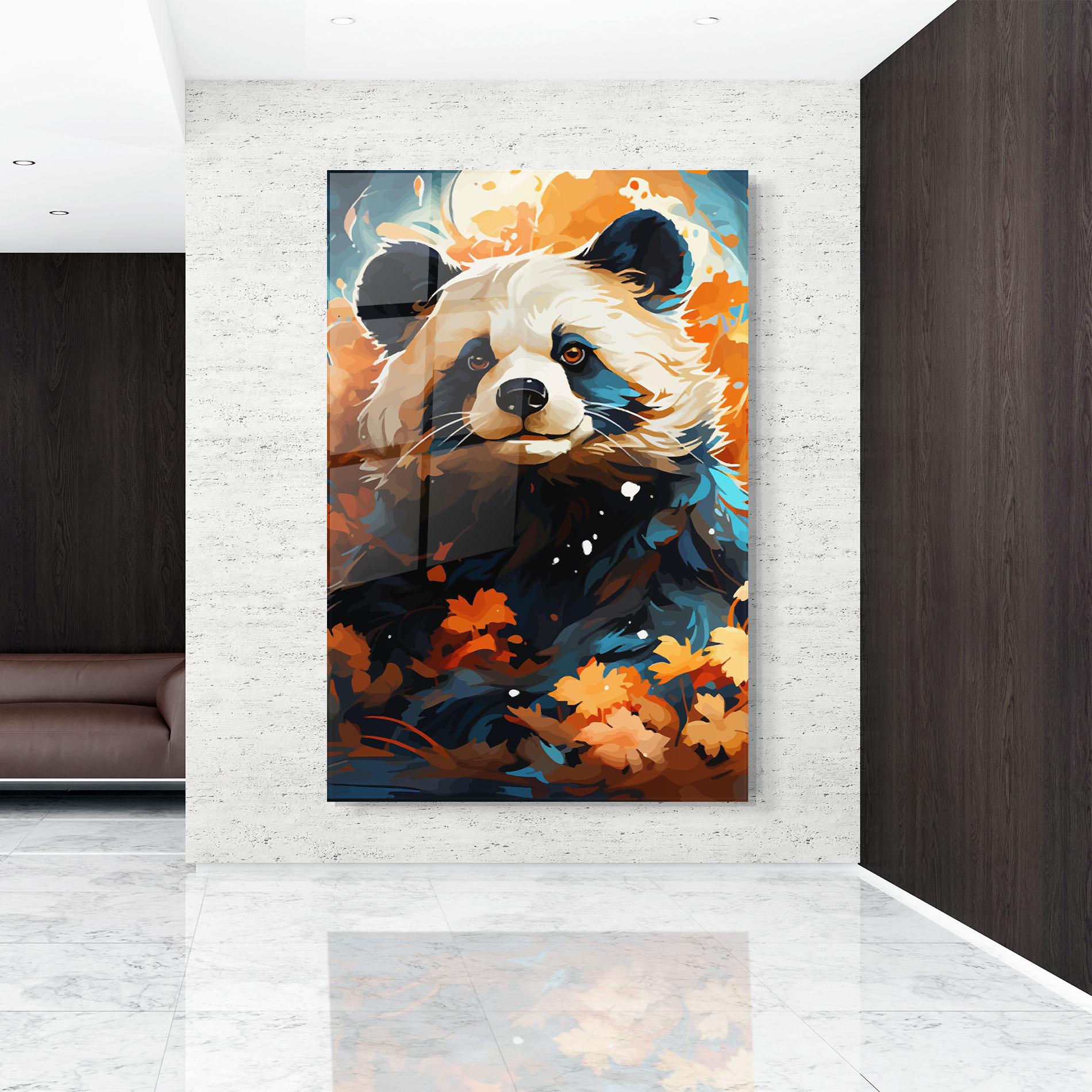 Tablou Sticla Fluffy Bear mockup 9