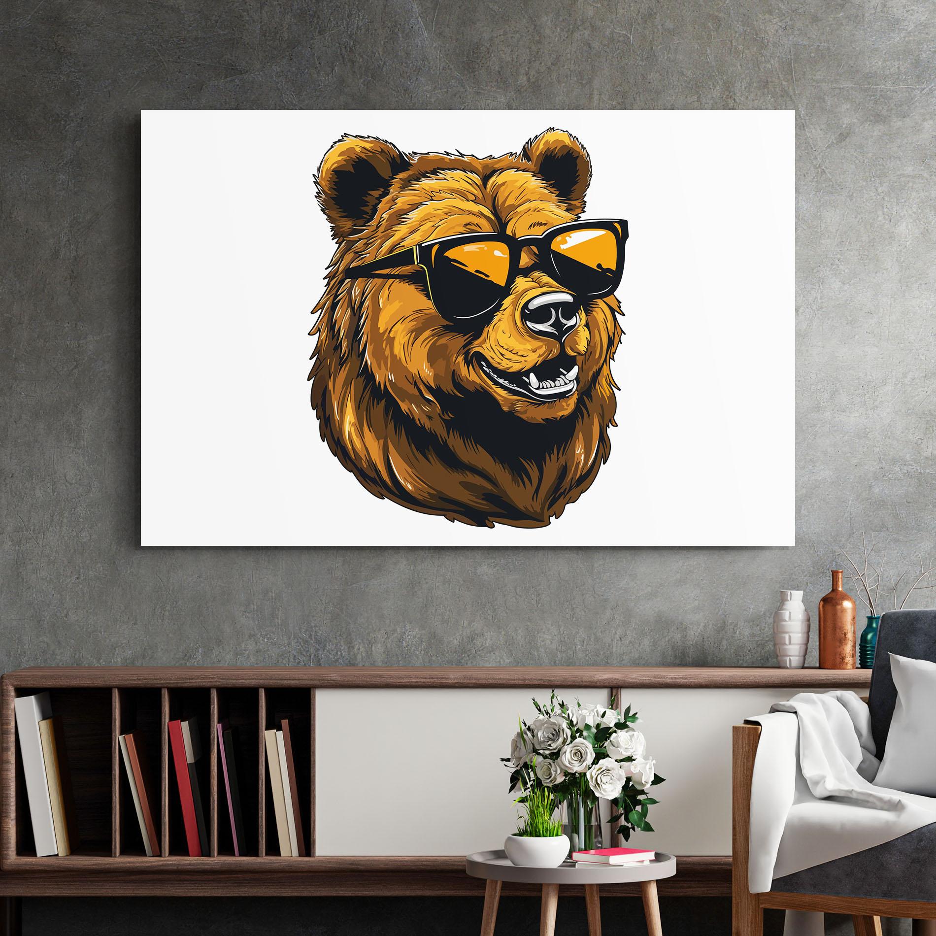 Tablou Sticla Cool Glasses mockup 2