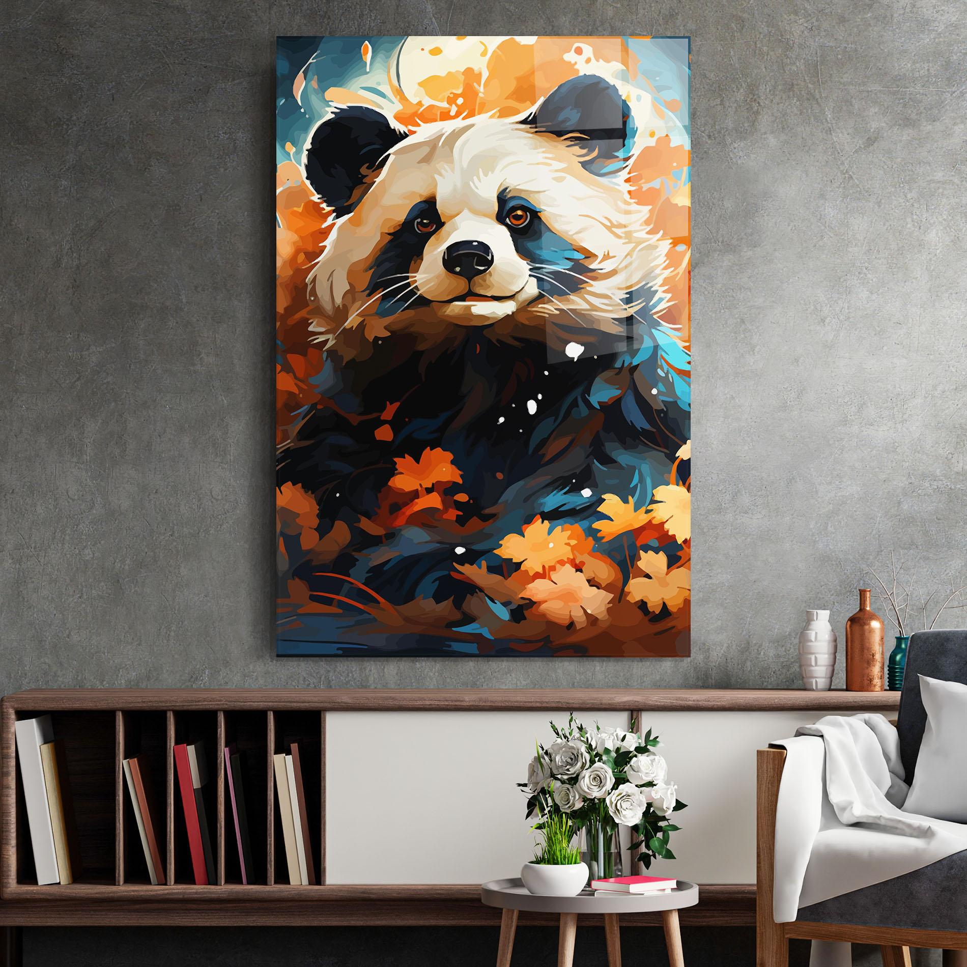 Tablou Sticla Fluffy Bear mockup 2
