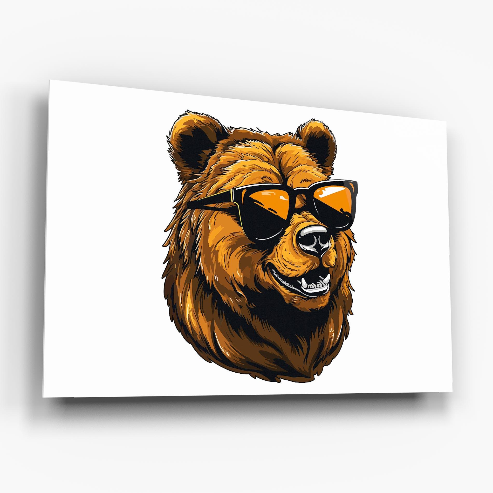 Tablou Sticla Cool Glasses mockup 6