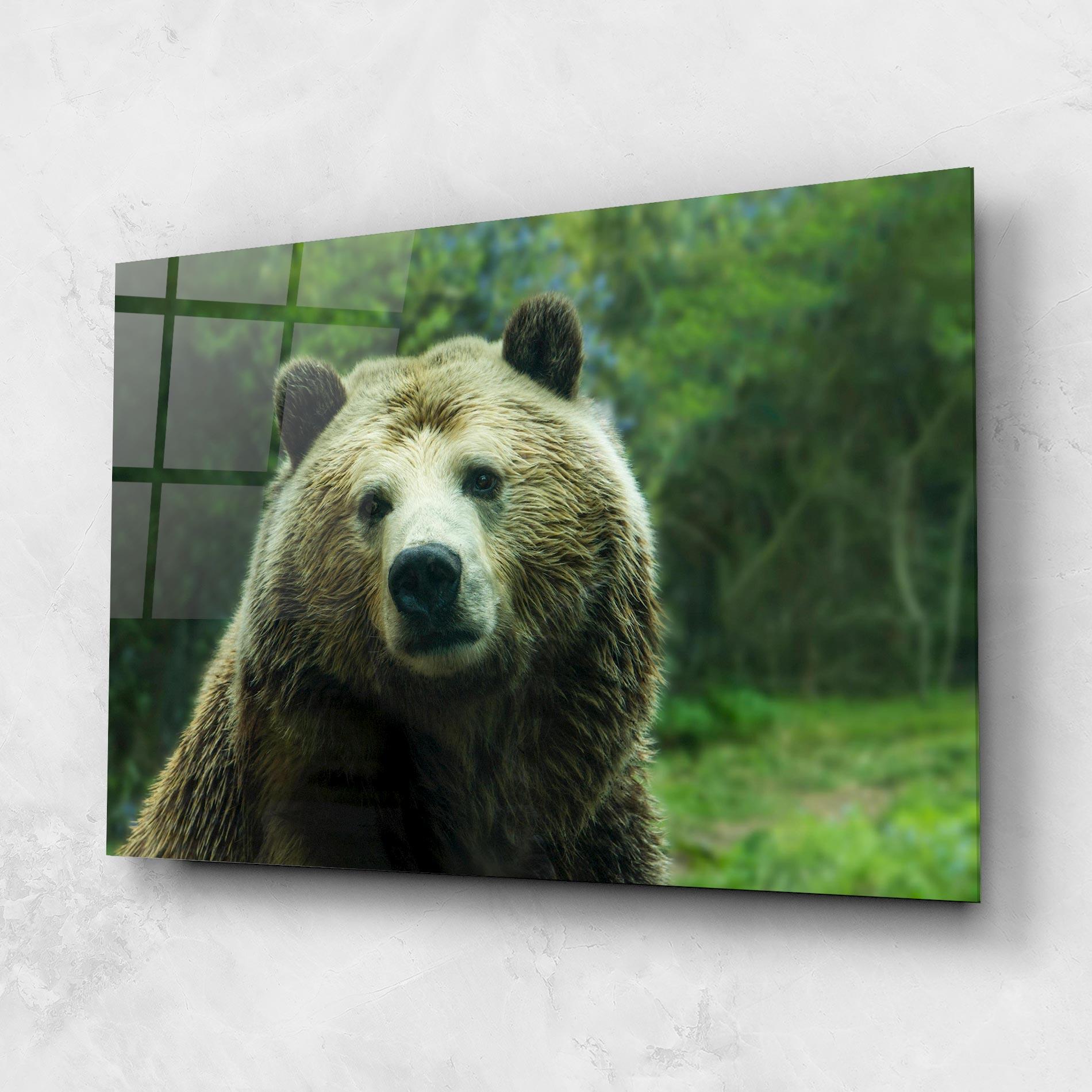 Tablou Sticla Green Bear mockup 1