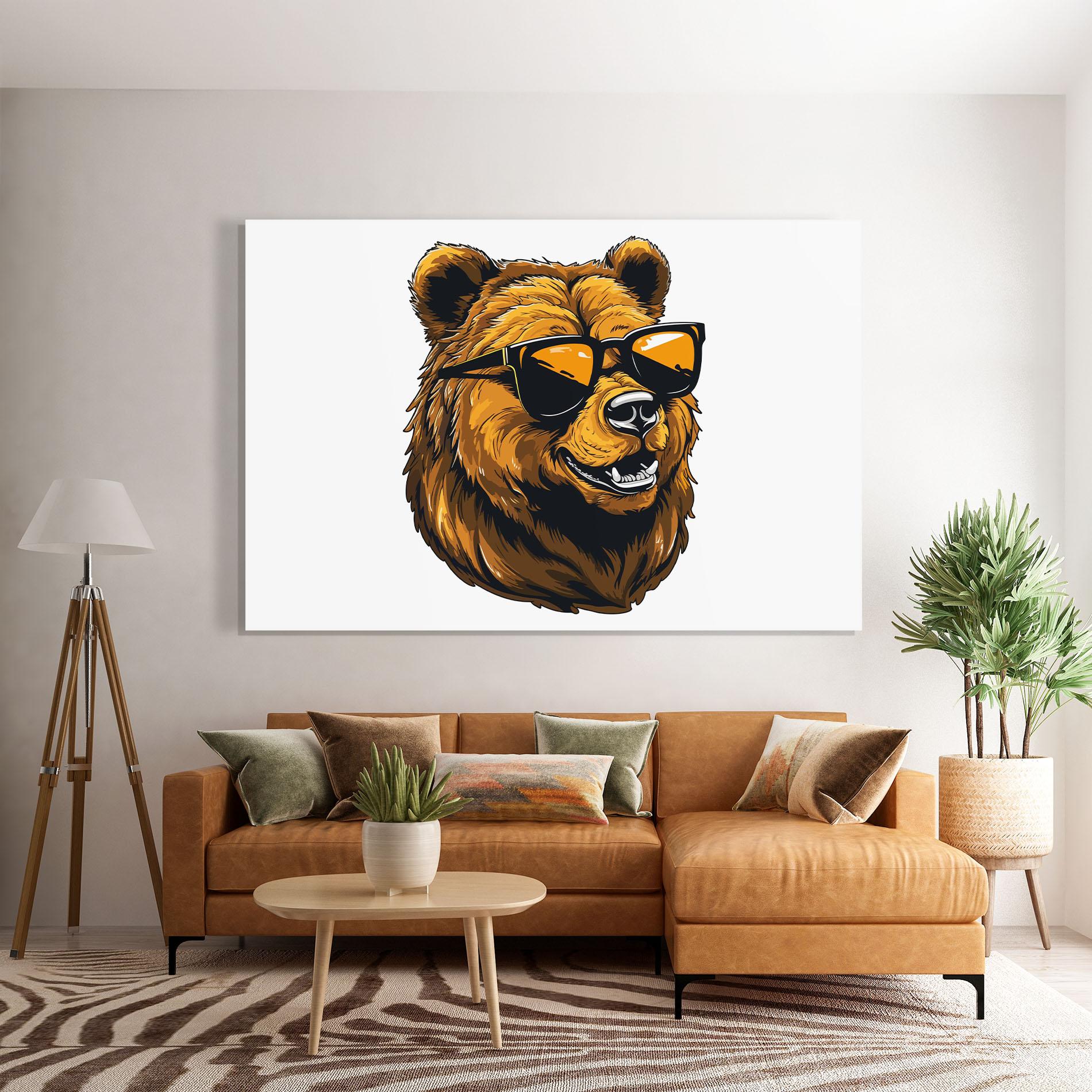 Tablou Sticla Cool Glasses mockup 7