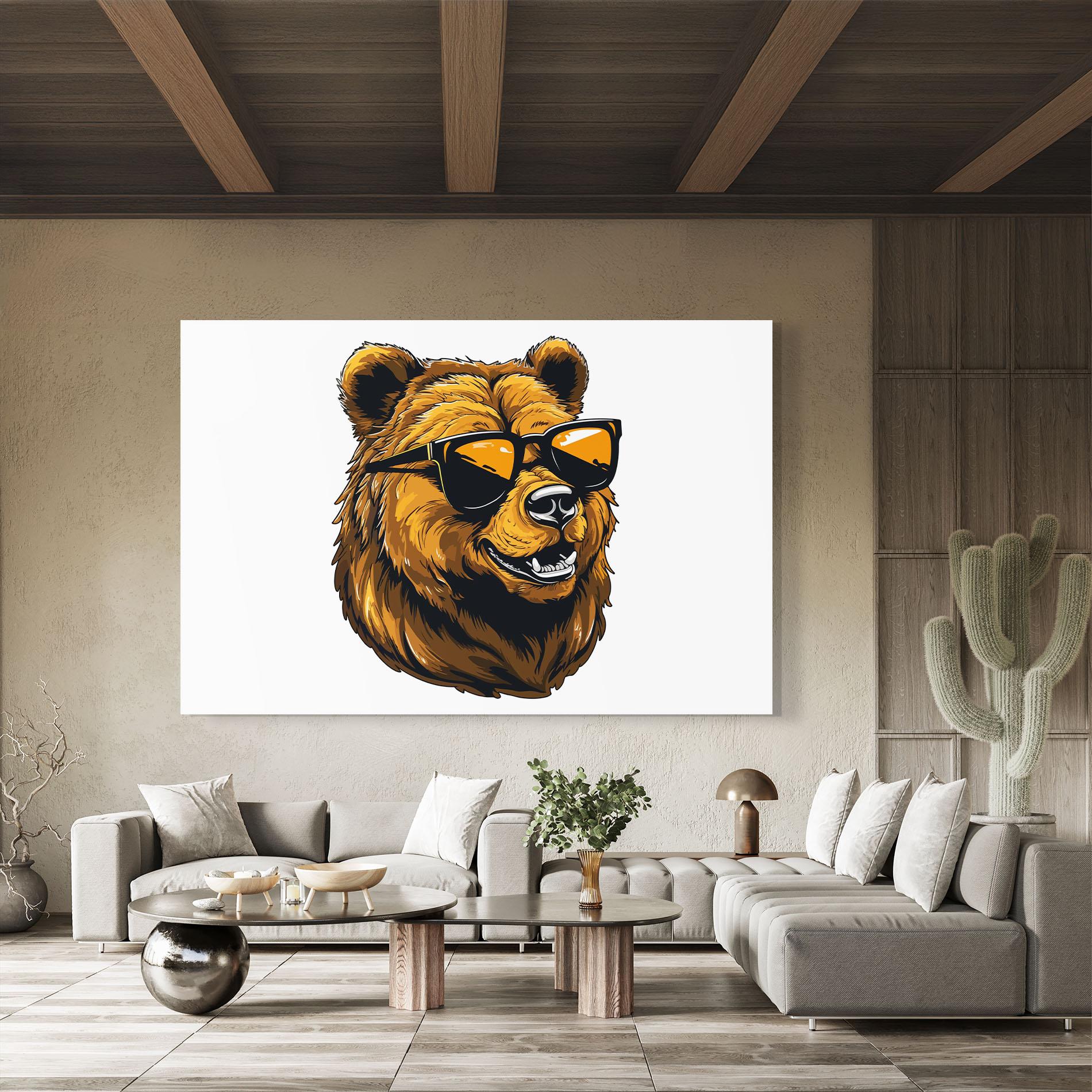 Tablou Sticla Cool Glasses mockup 8