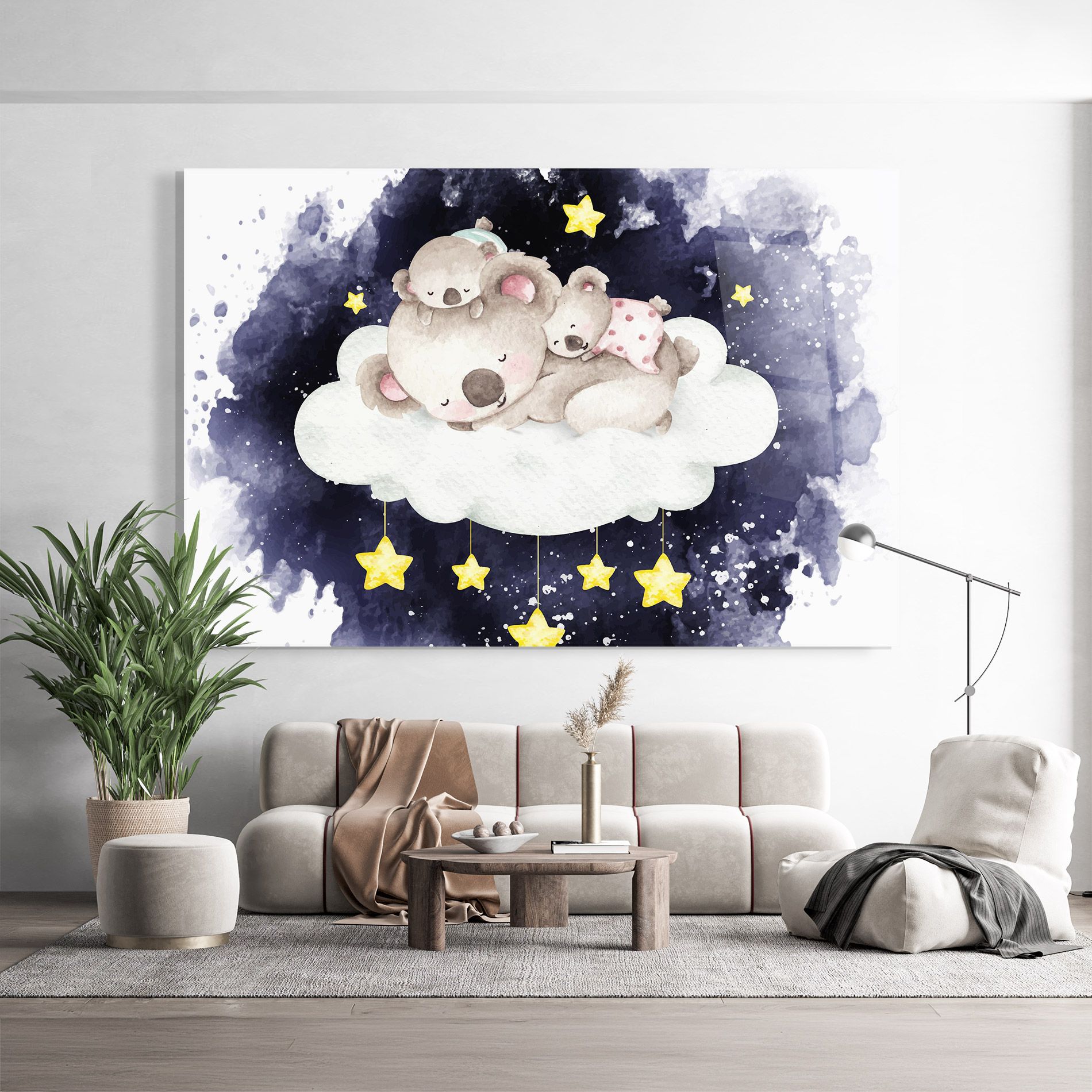 Baby Koala Sleeping mockup 9