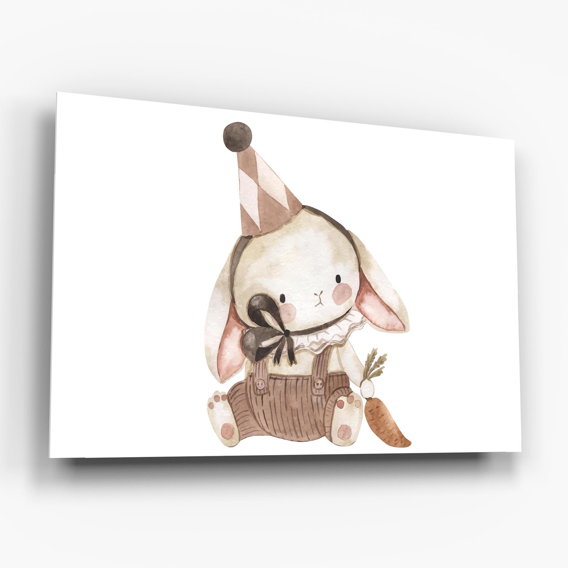 Tablou Sticla Baby Brown Rabbit mockup 6