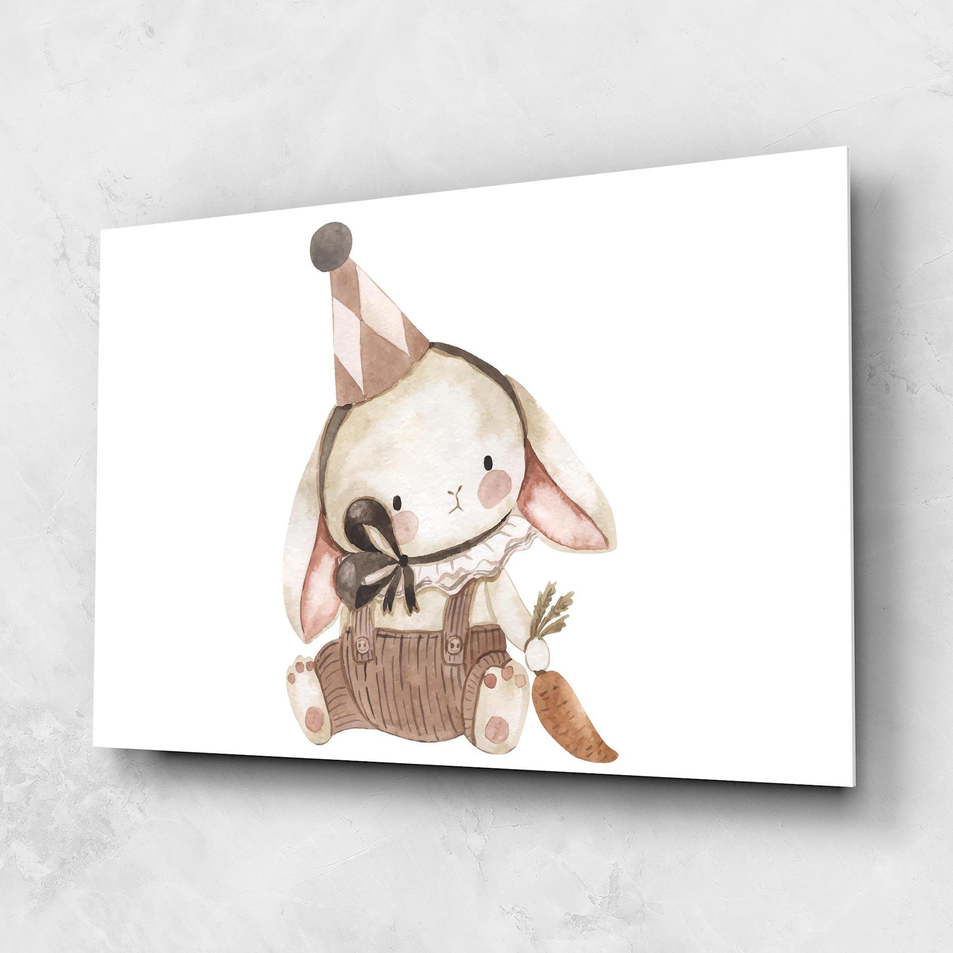 Tablou Sticla Baby Brown Rabbit mockup 1