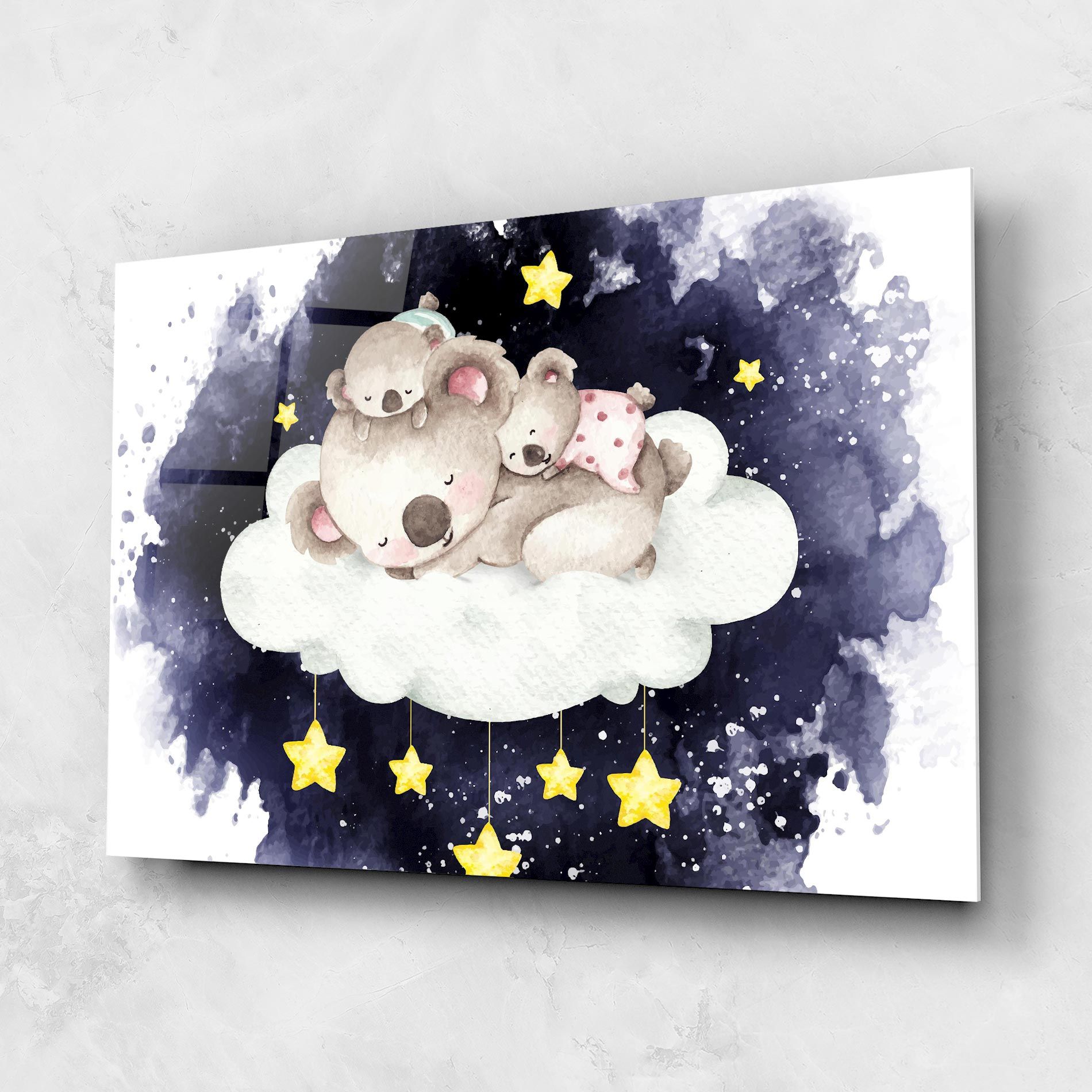 Baby Koala Sleeping mockup 1