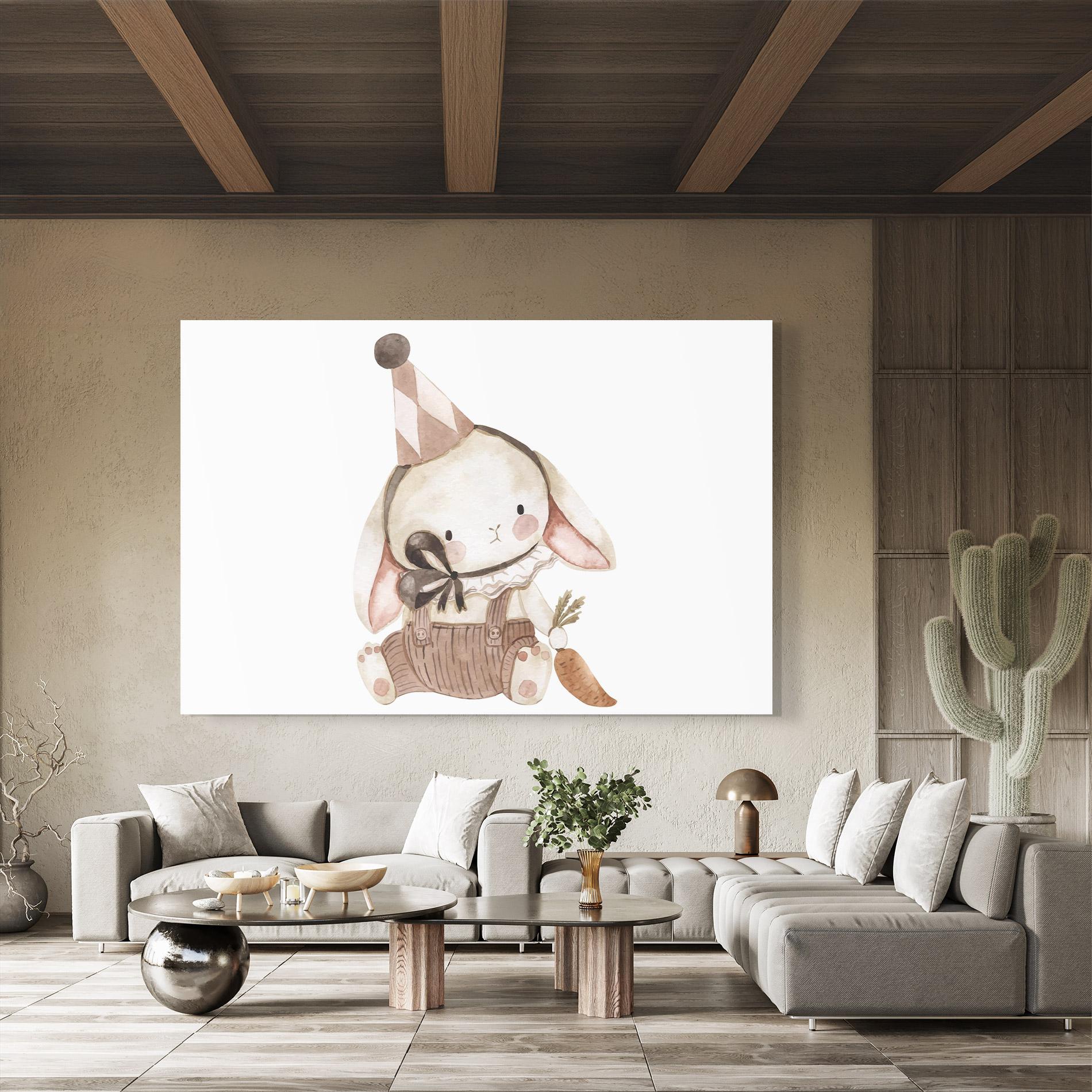Tablou Sticla Baby Brown Rabbit mockup 8