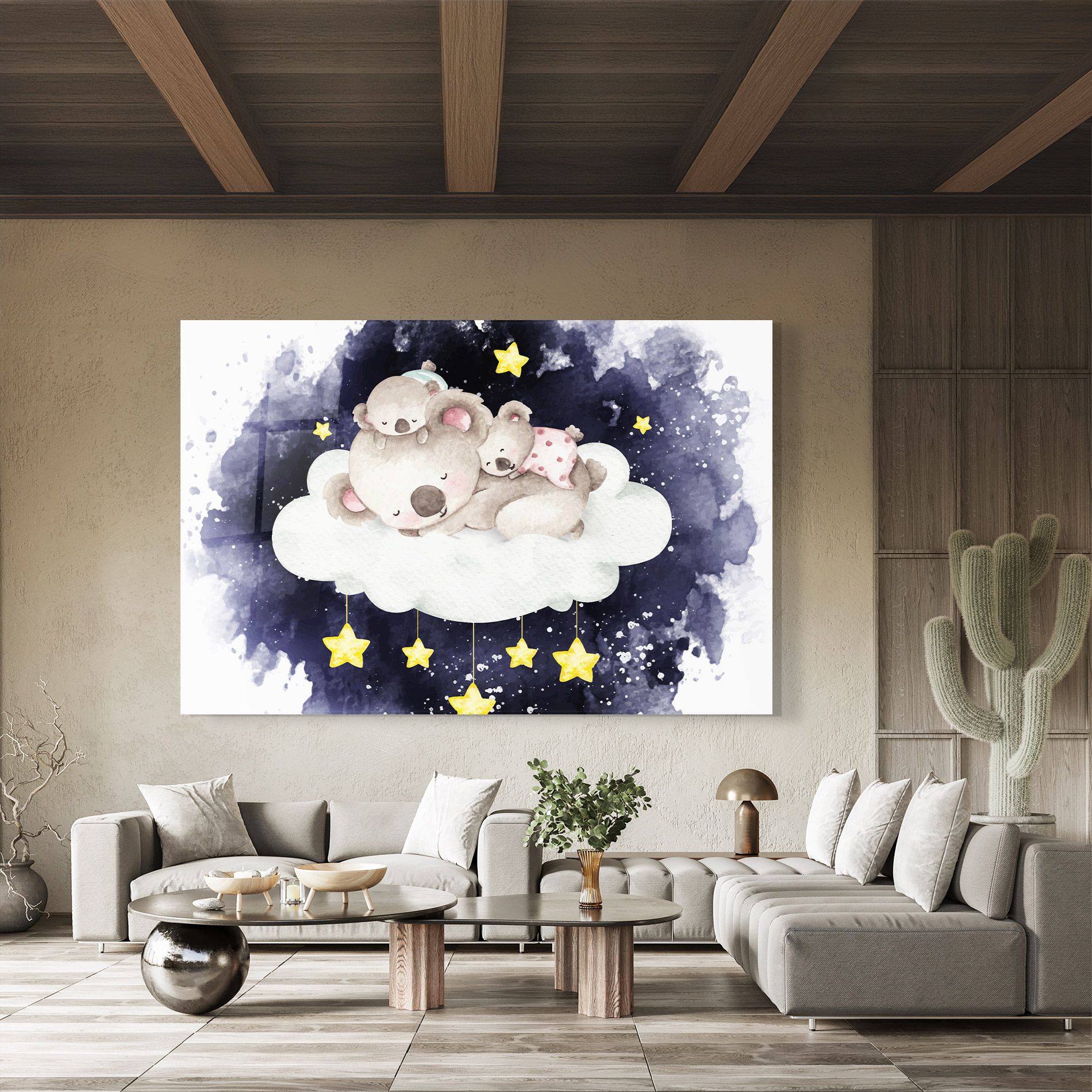 Baby Koala Sleeping mockup 8