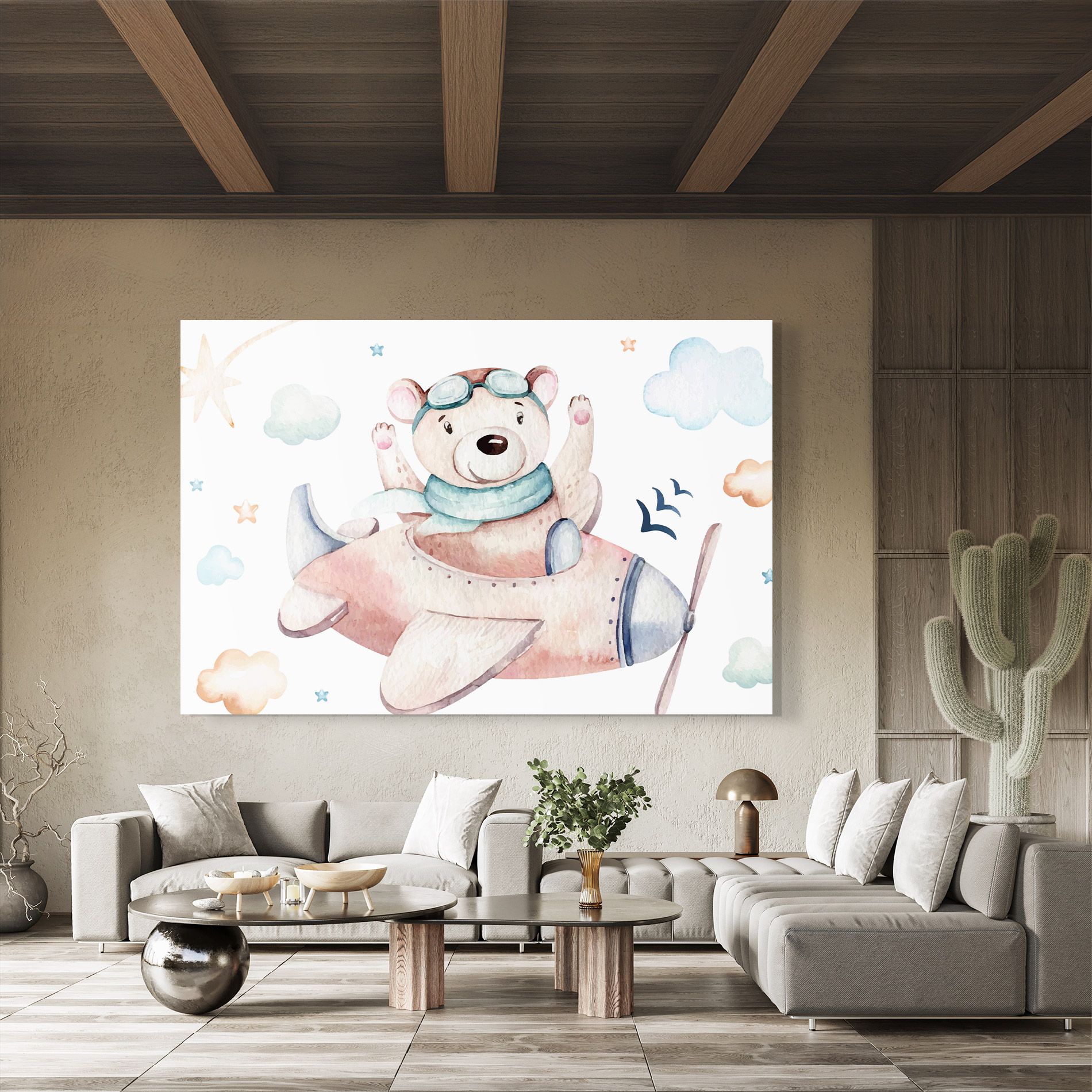 Bear Flying mockup 8