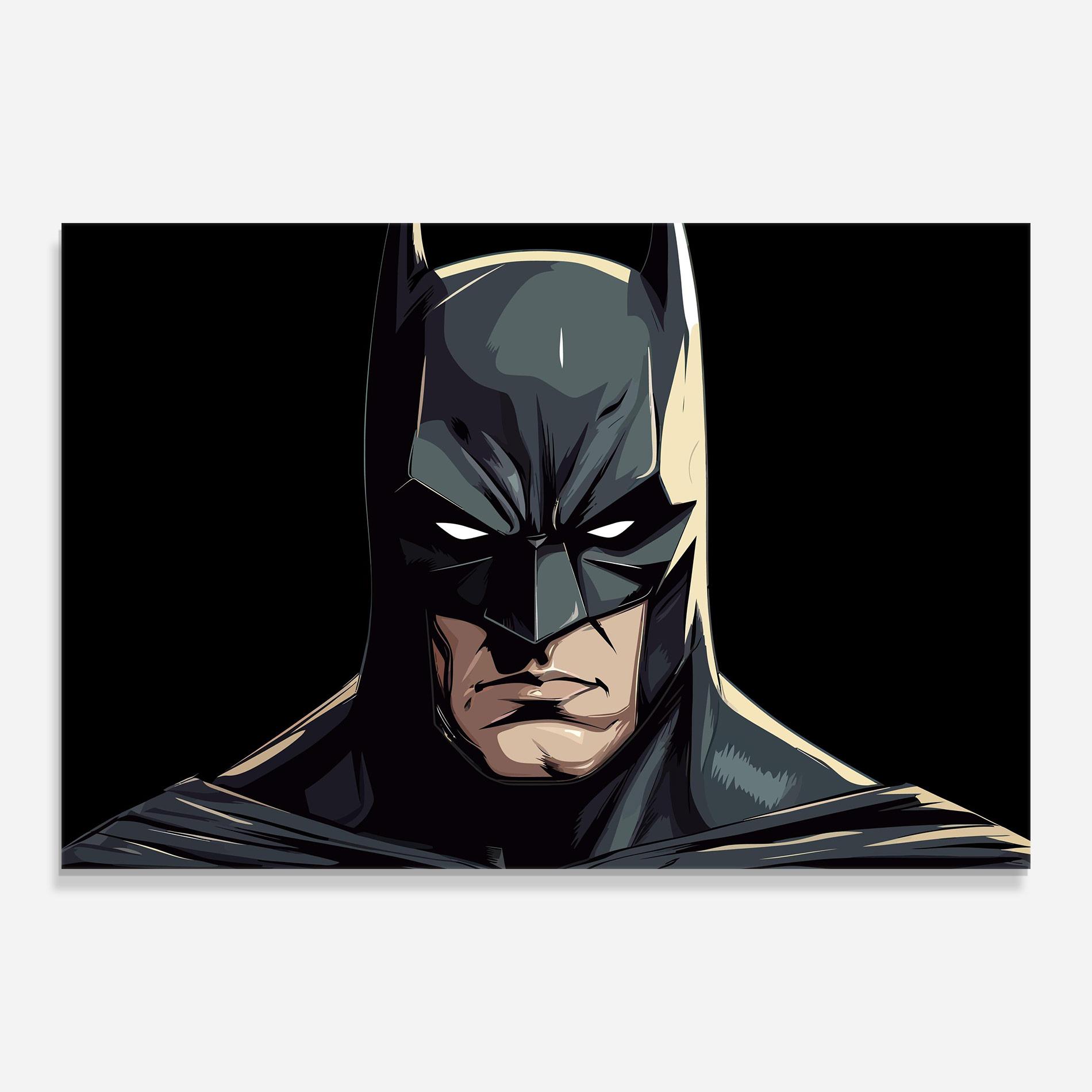Tablou Sticla Batman mockup 0