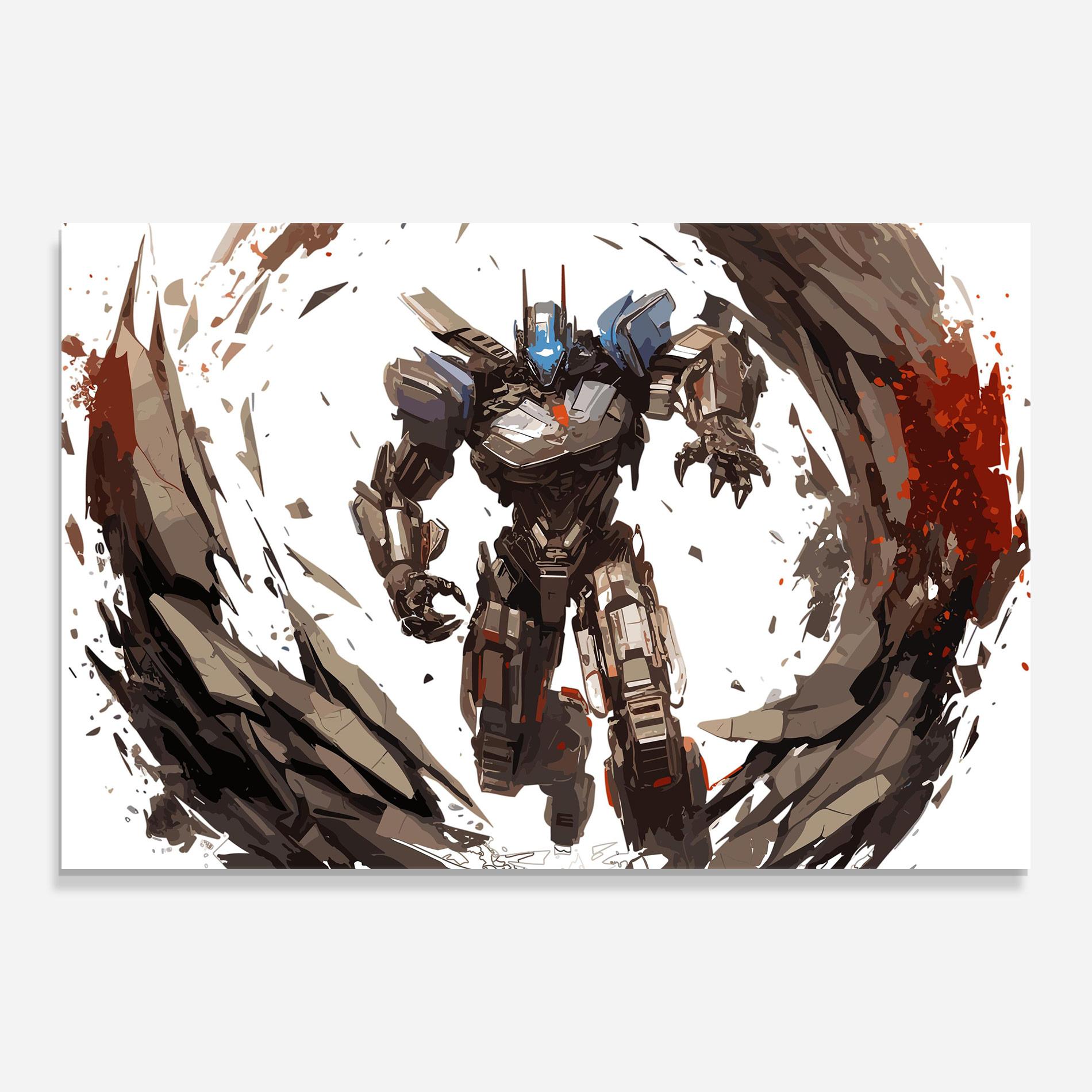 Tablou Sticla Transformers Spark mockup 0