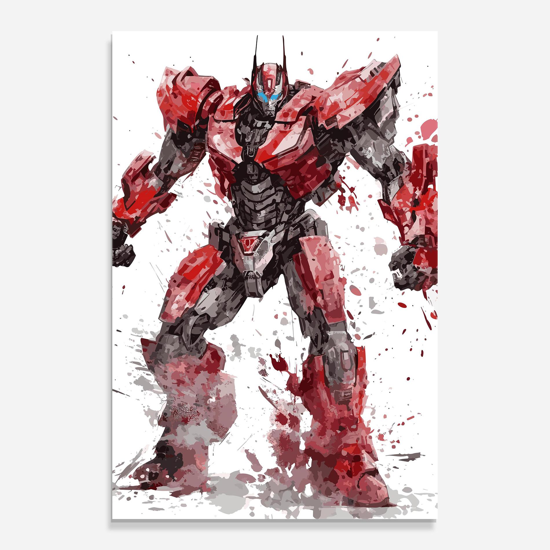 Tablou Sticla Red Sentinel Prime mockup 0