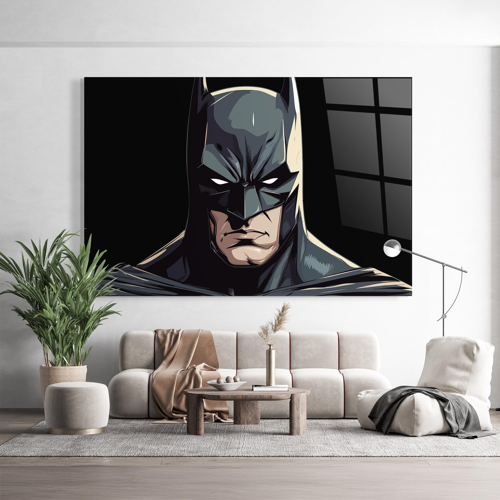 Tablou Sticla Batman mockup 9