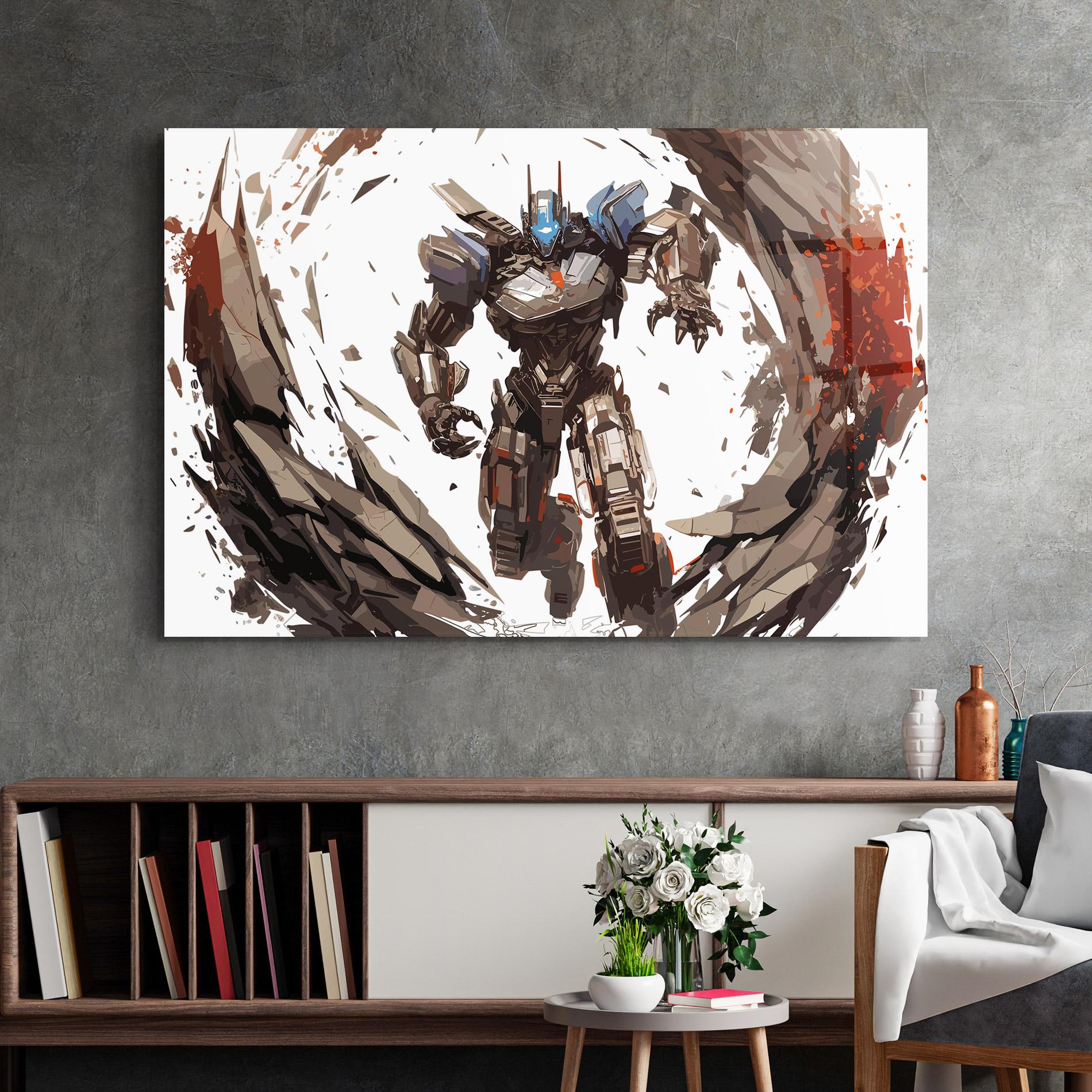 Tablou Sticla Transformers Spark mockup 2