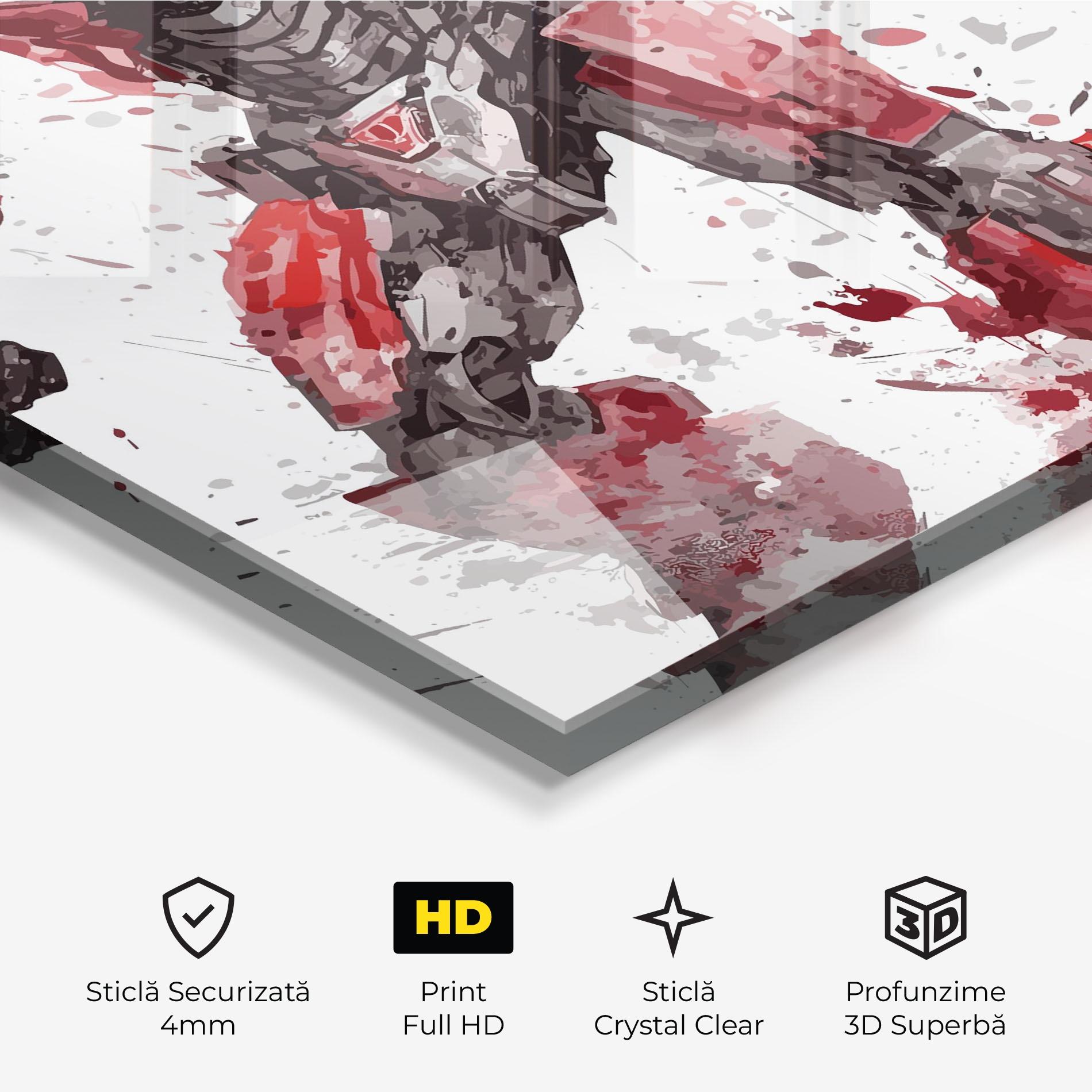 Tablou Sticla Red Sentinel Prime mockup 3