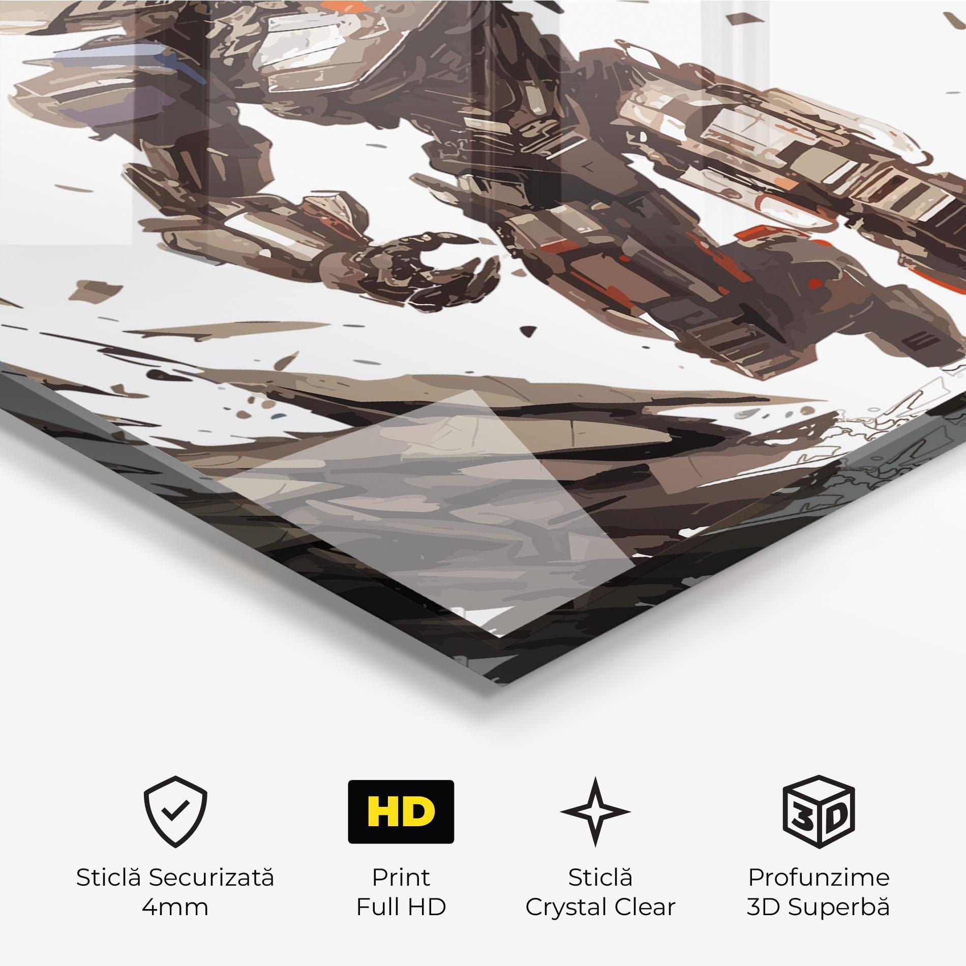 Tablou Sticla Transformers Spark mockup 3