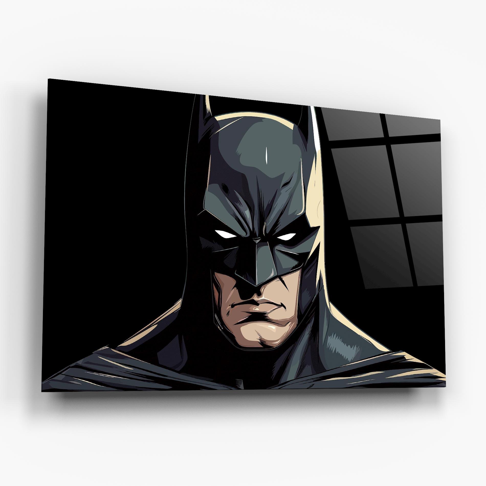 Tablou Sticla Batman mockup 6