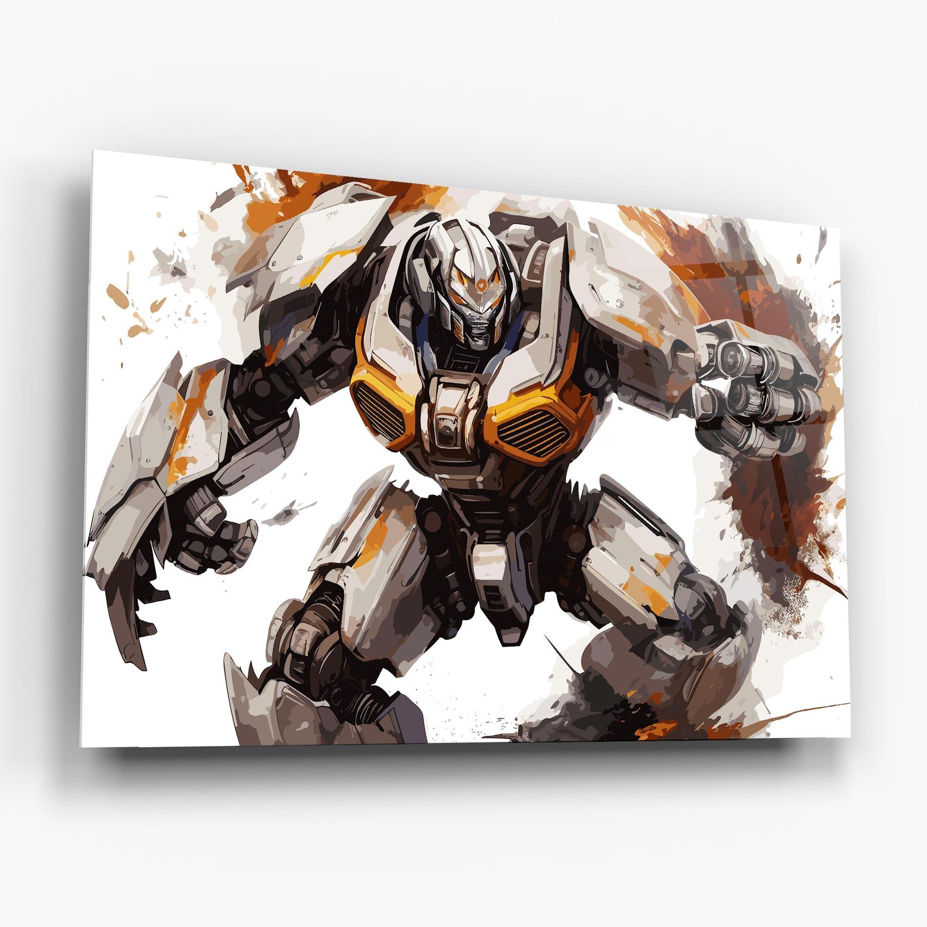 Tablou Sticla Transformers Unleash mockup 6