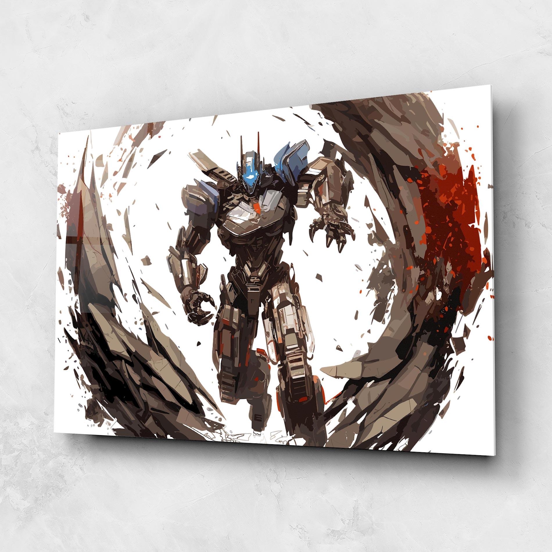Tablou Sticla Transformers Spark mockup 1