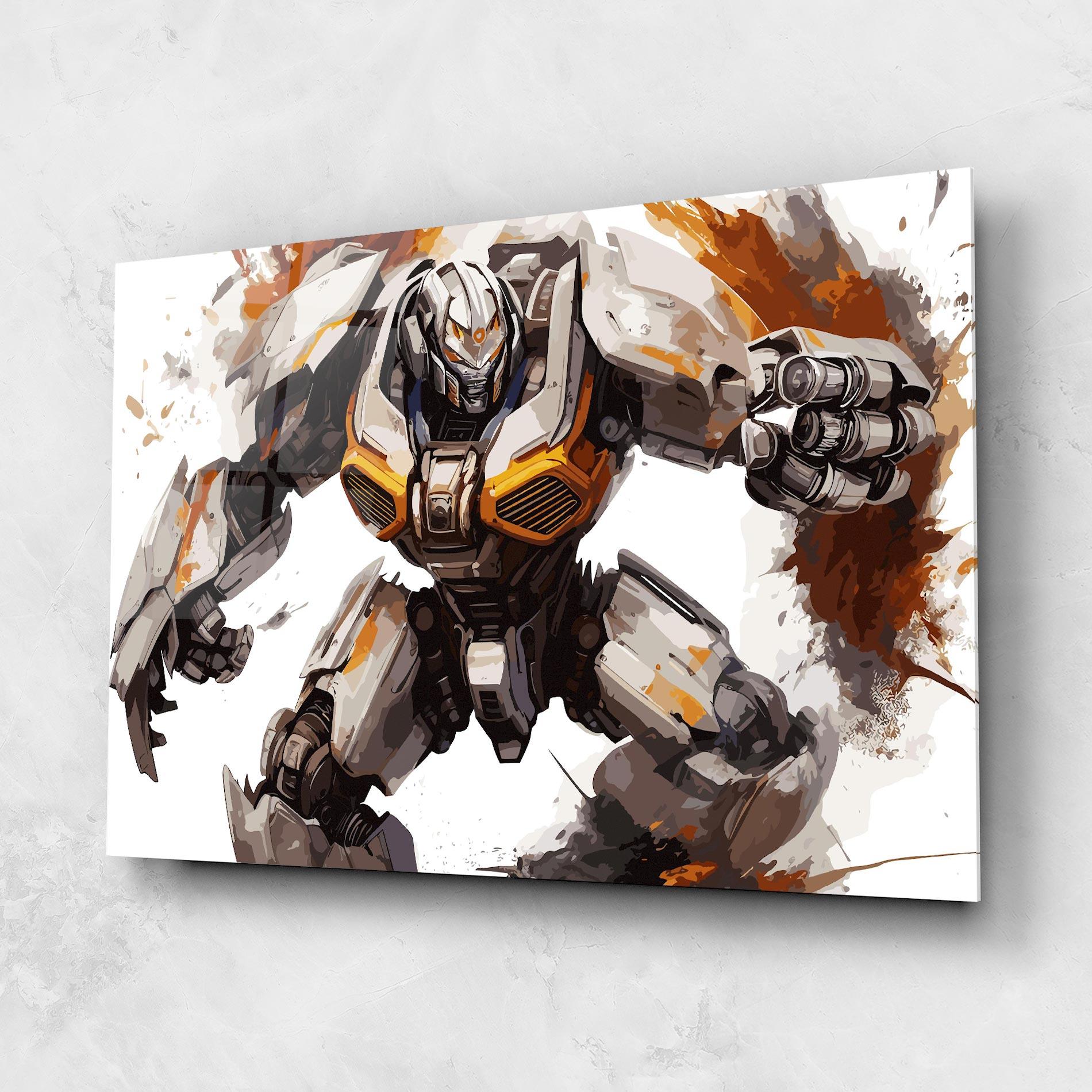 Tablou Sticla Transformers Unleash mockup 1