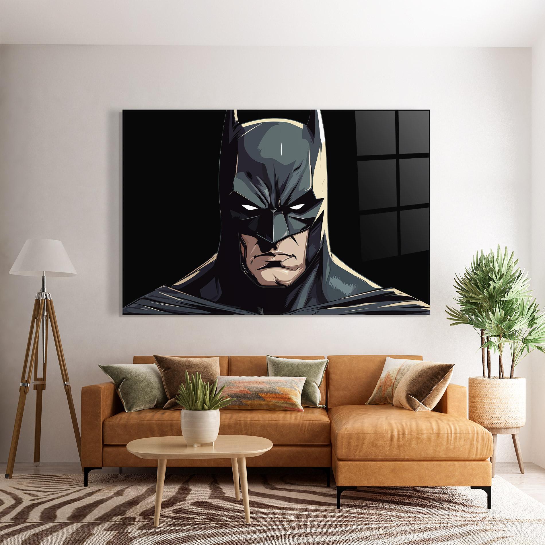 Tablou Sticla Batman mockup 7