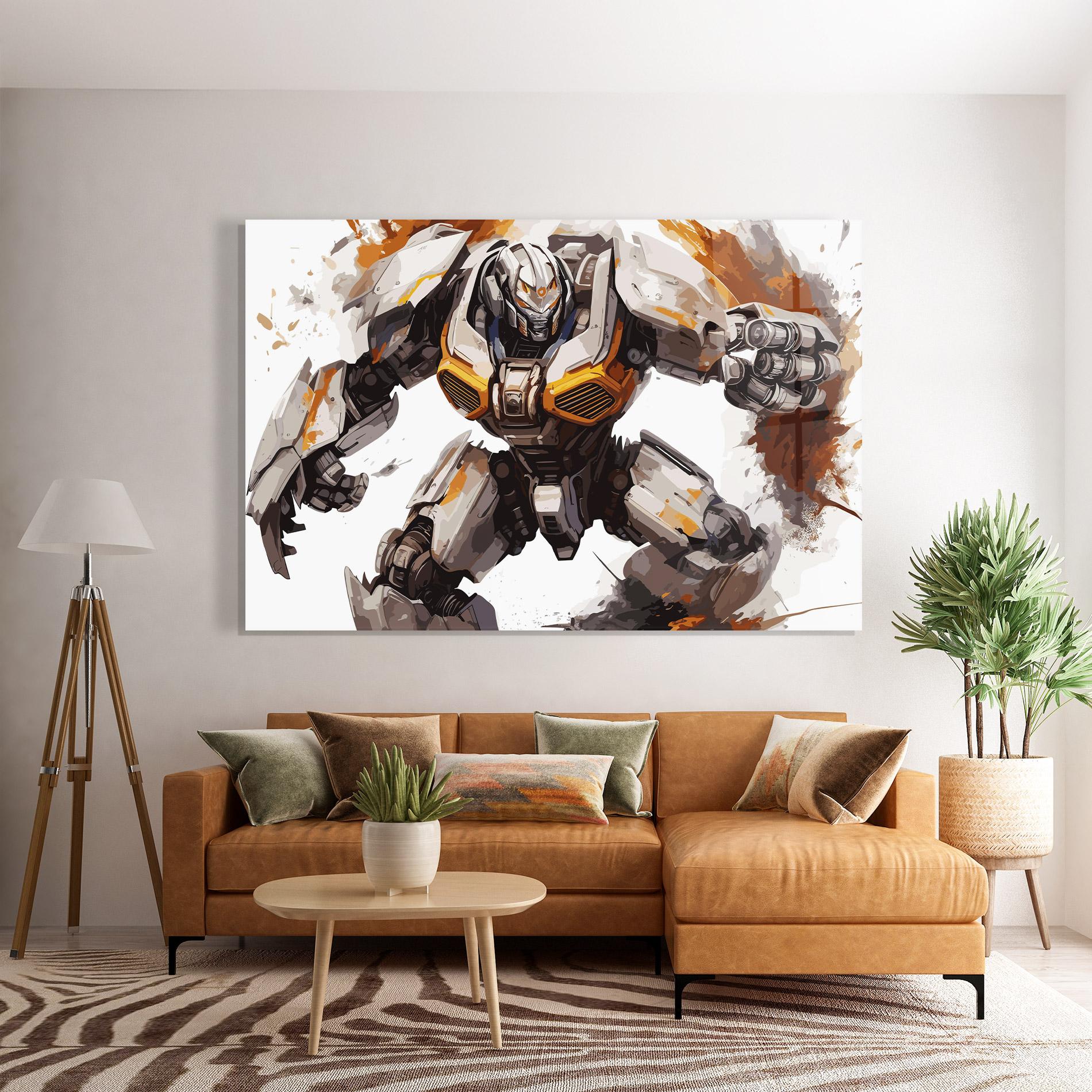 Tablou Sticla Transformers Unleash mockup 7