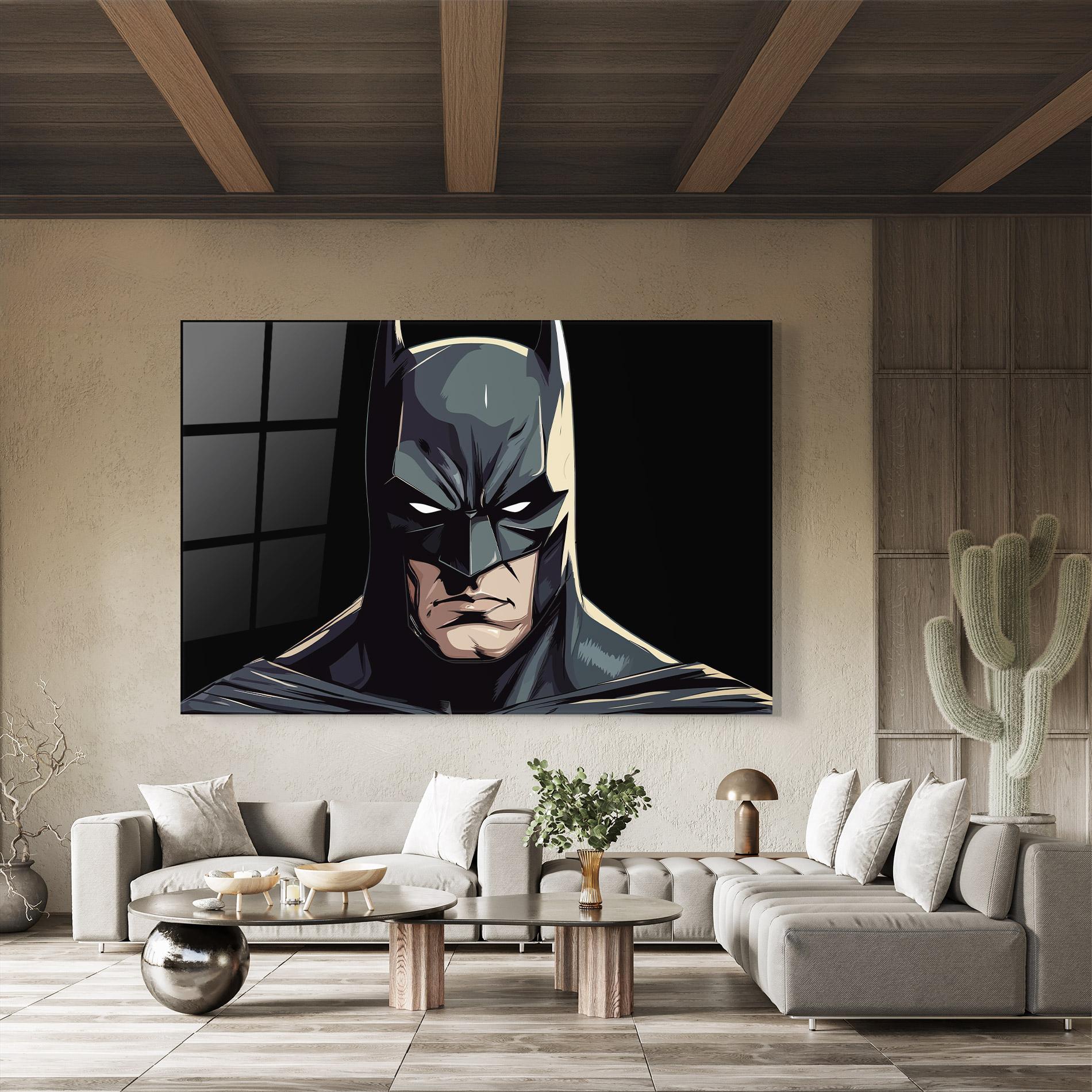 Tablou Sticla Batman mockup 8
