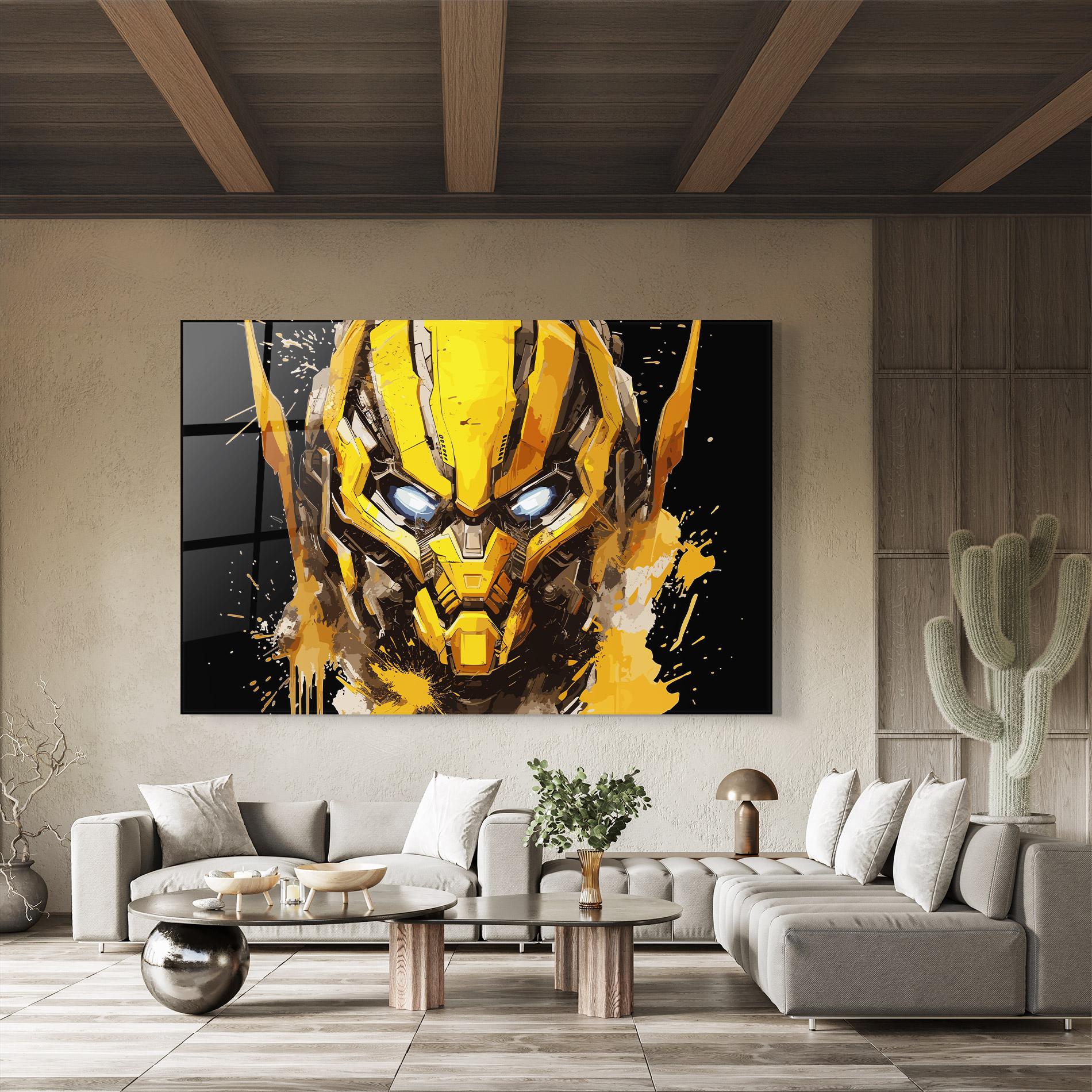 Tablou Sticla Bumblebee mockup 8