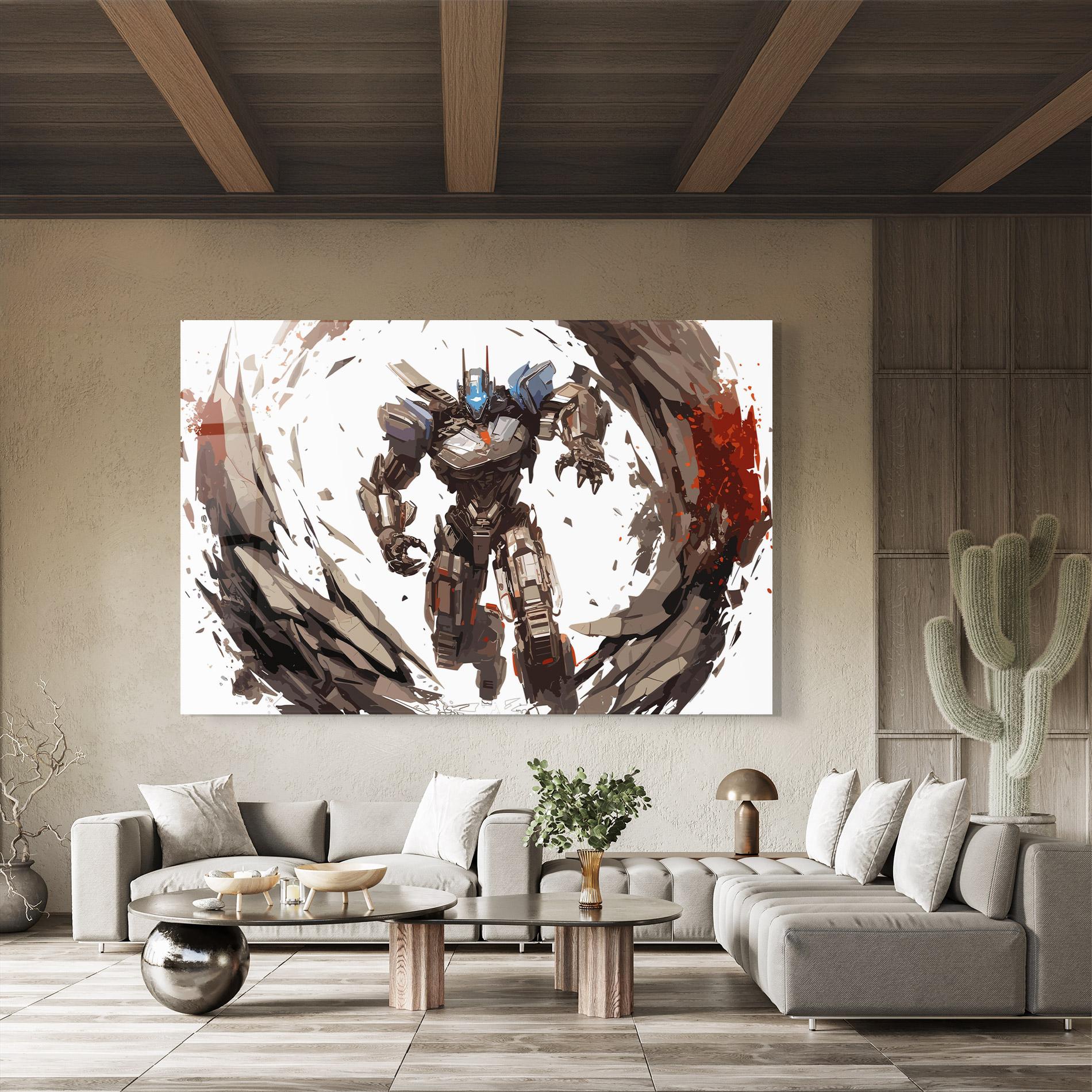 Tablou Sticla Transformers Spark mockup 8