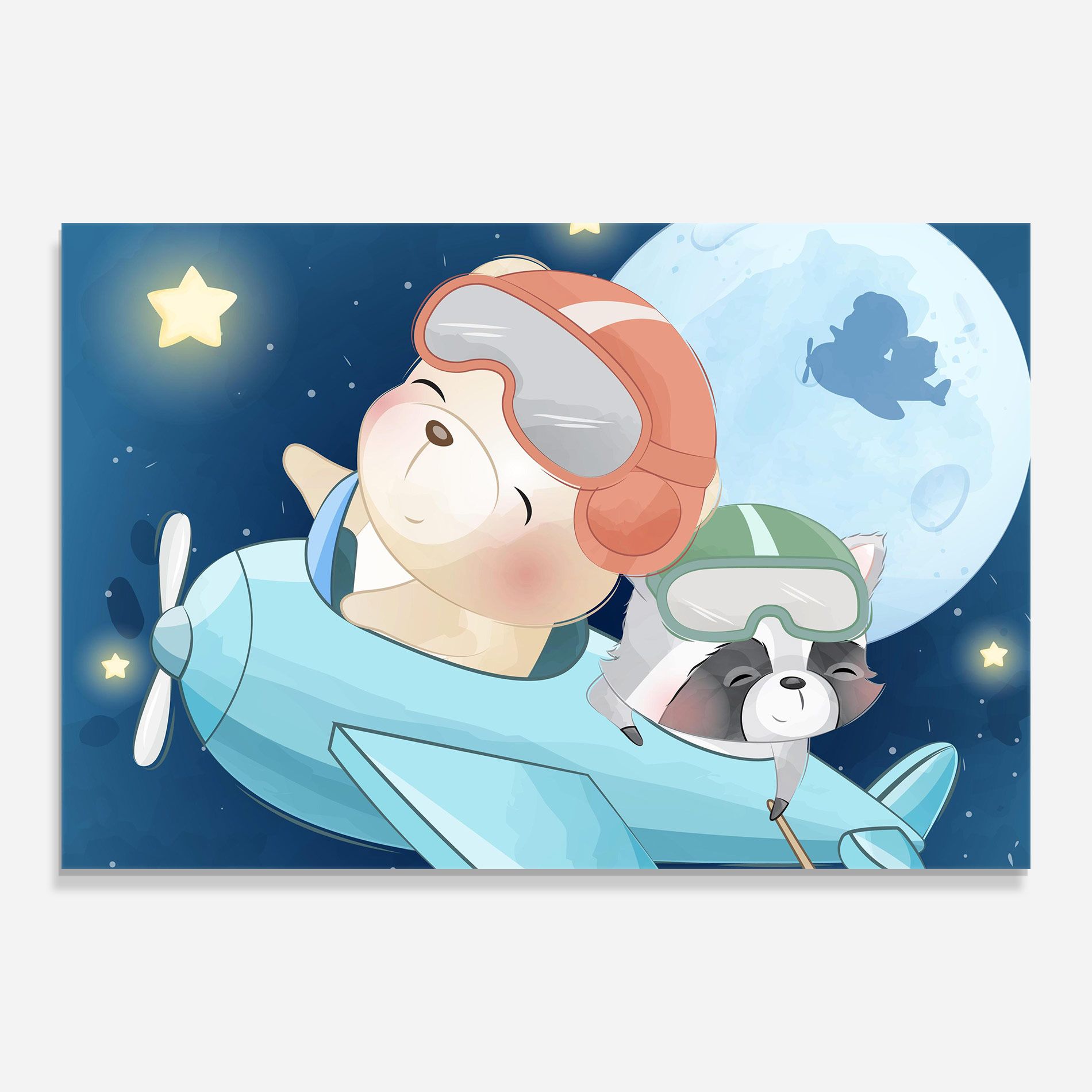 Bear Flying Star mockup 0