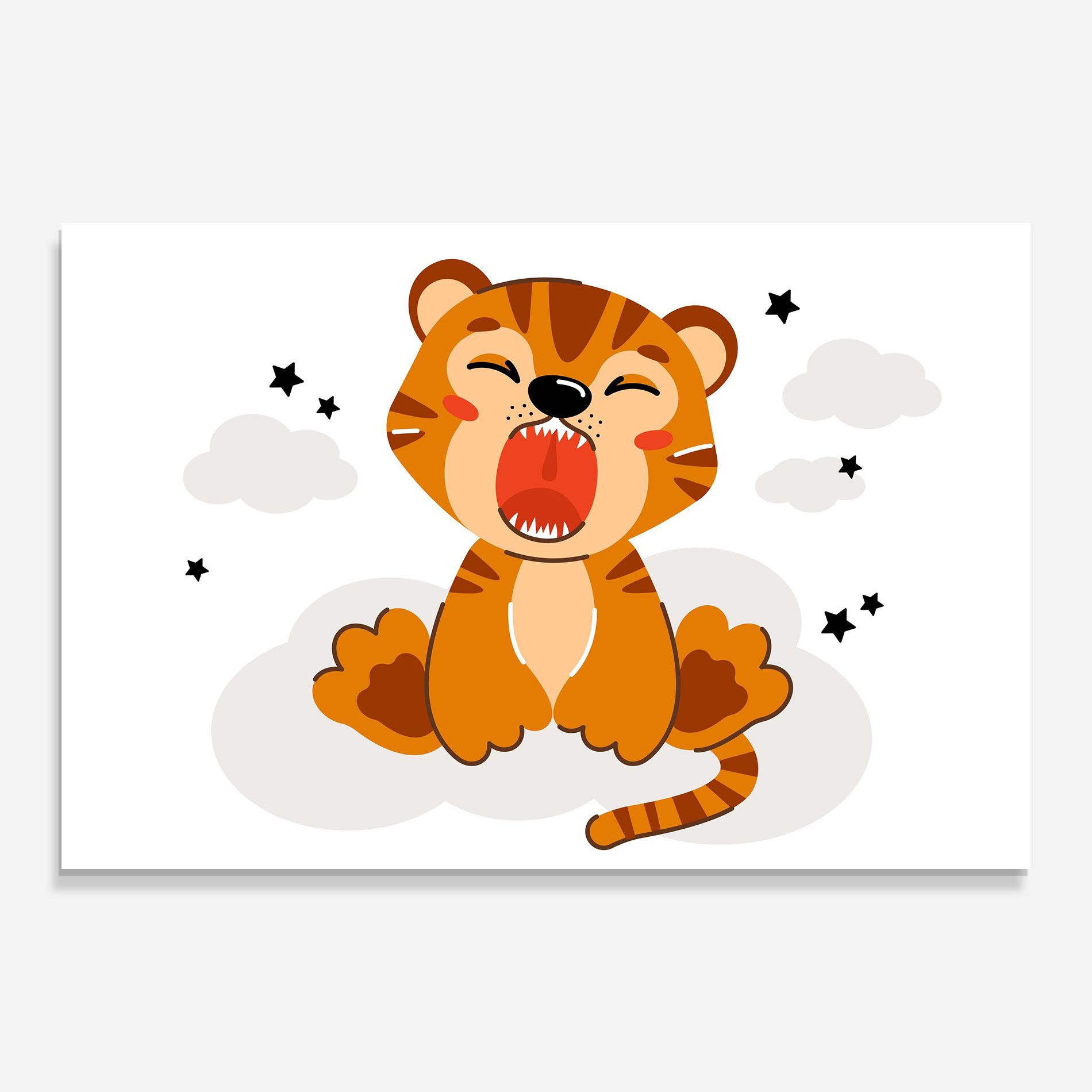 Cute Sleepy Tiger mockup 0