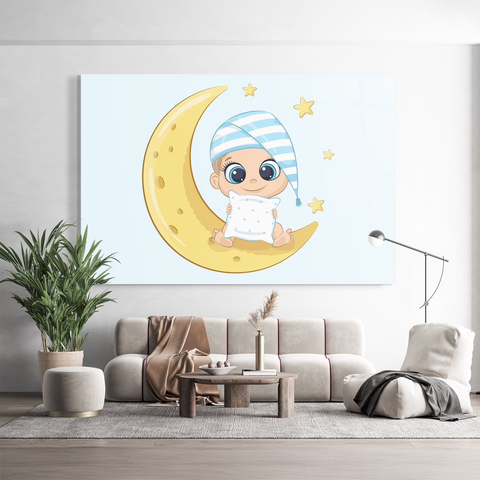 Baby On Moon mockup 9