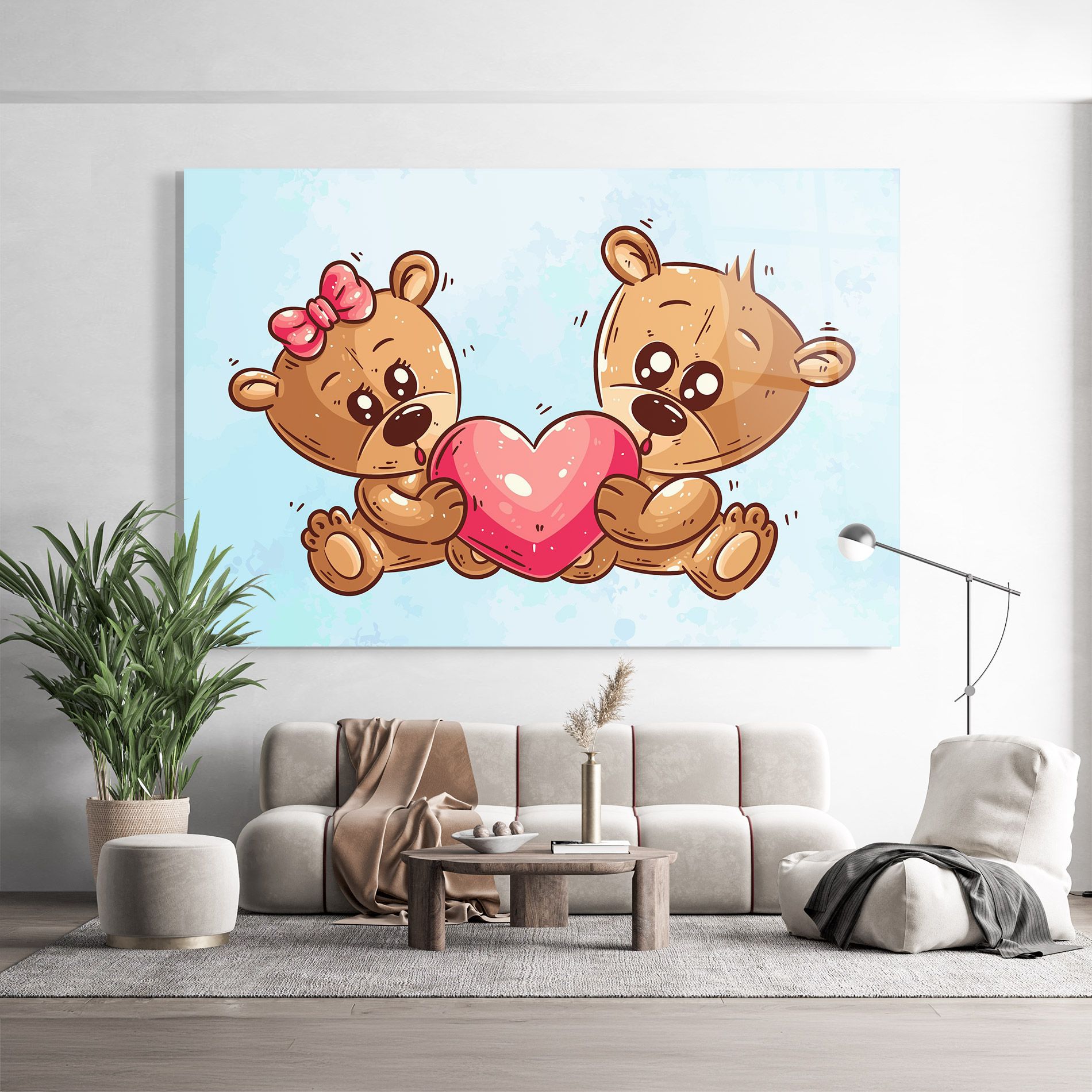 Bear Holding Heart mockup 9