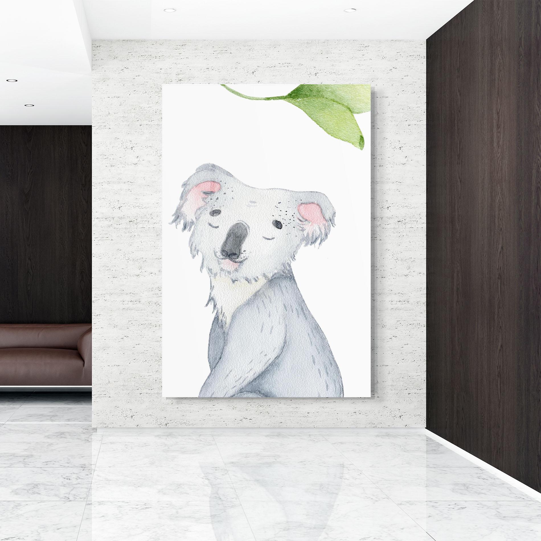 Tablou Sticla Baby Koala mockup 9