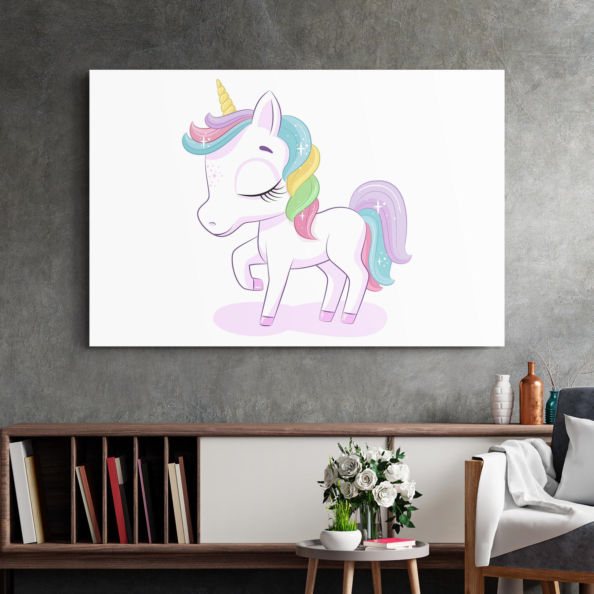Tablou Sticla Unicorn mockup 2
