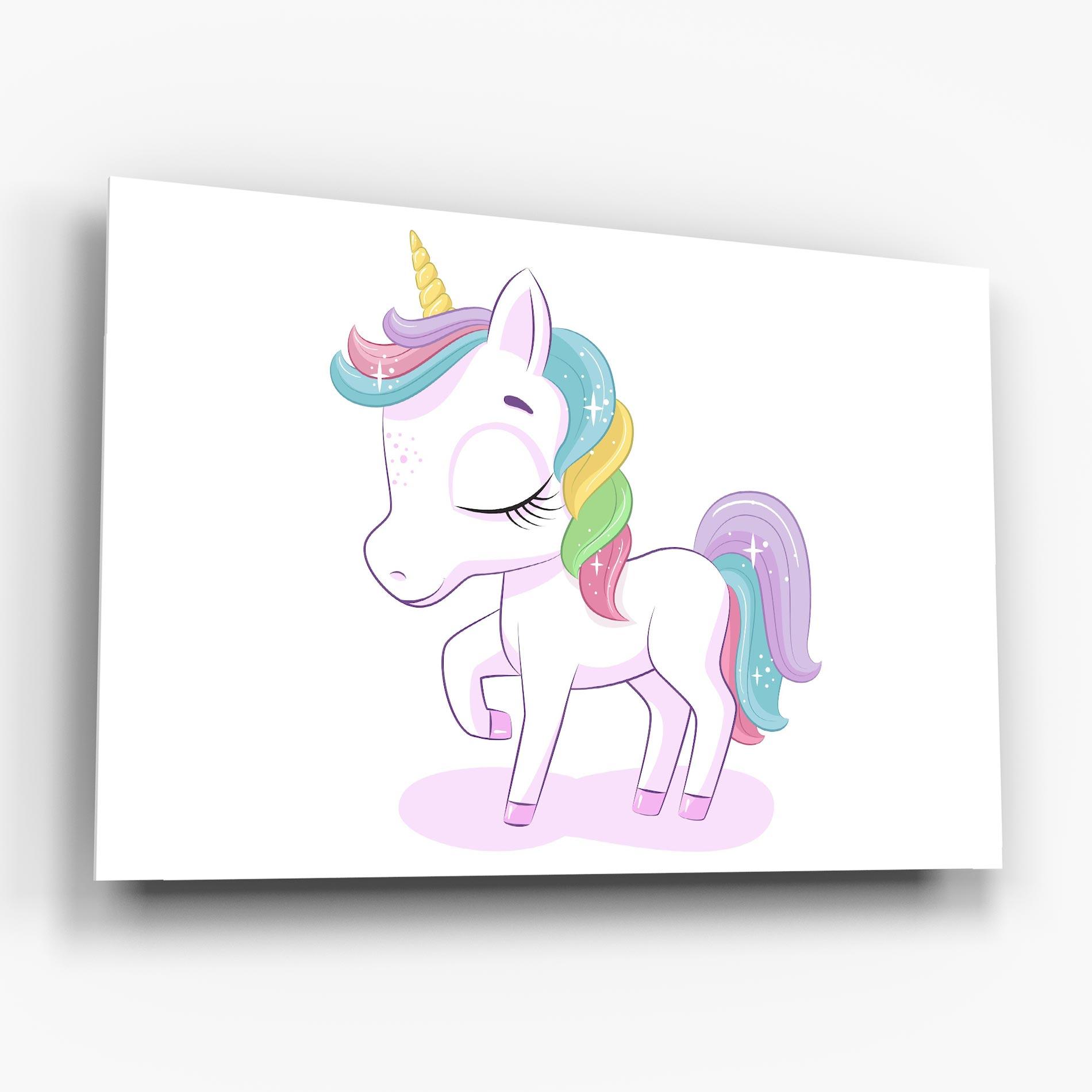 Tablou Sticla Unicorn mockup 6