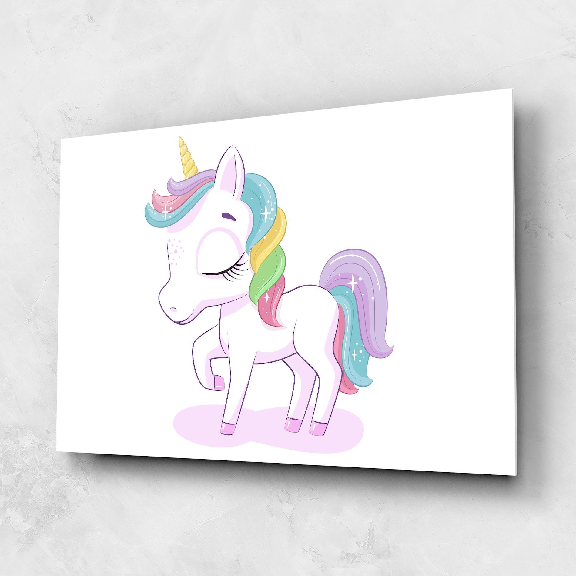 Tablou Sticla Unicorn mockup 1