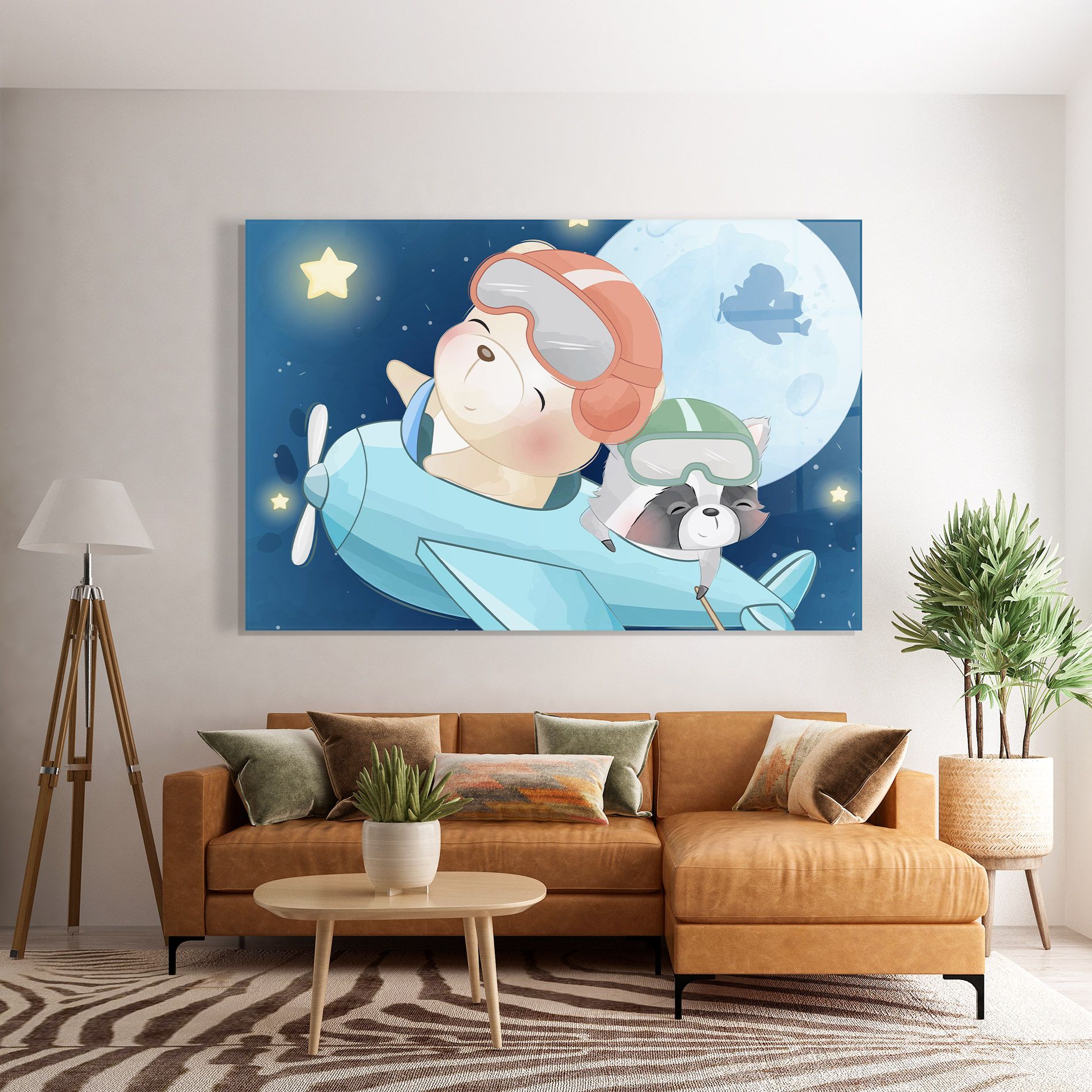 Bear Flying Star mockup 7