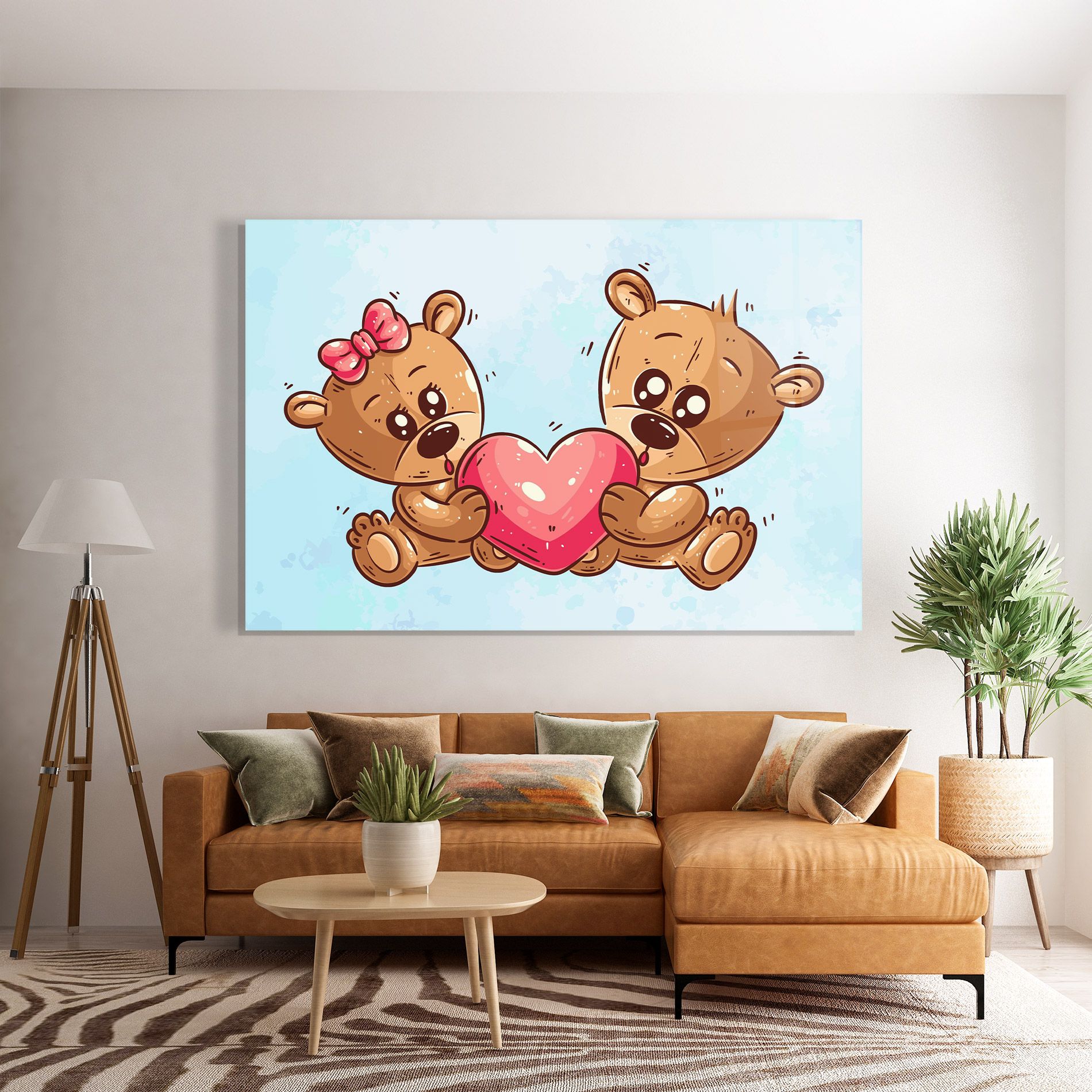 Bear Holding Heart mockup 7