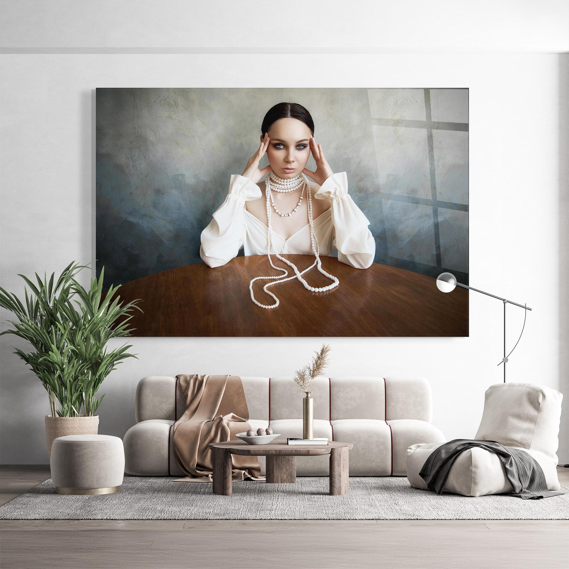 Tablou Sticla Boho Clothing Necklace mockup 9